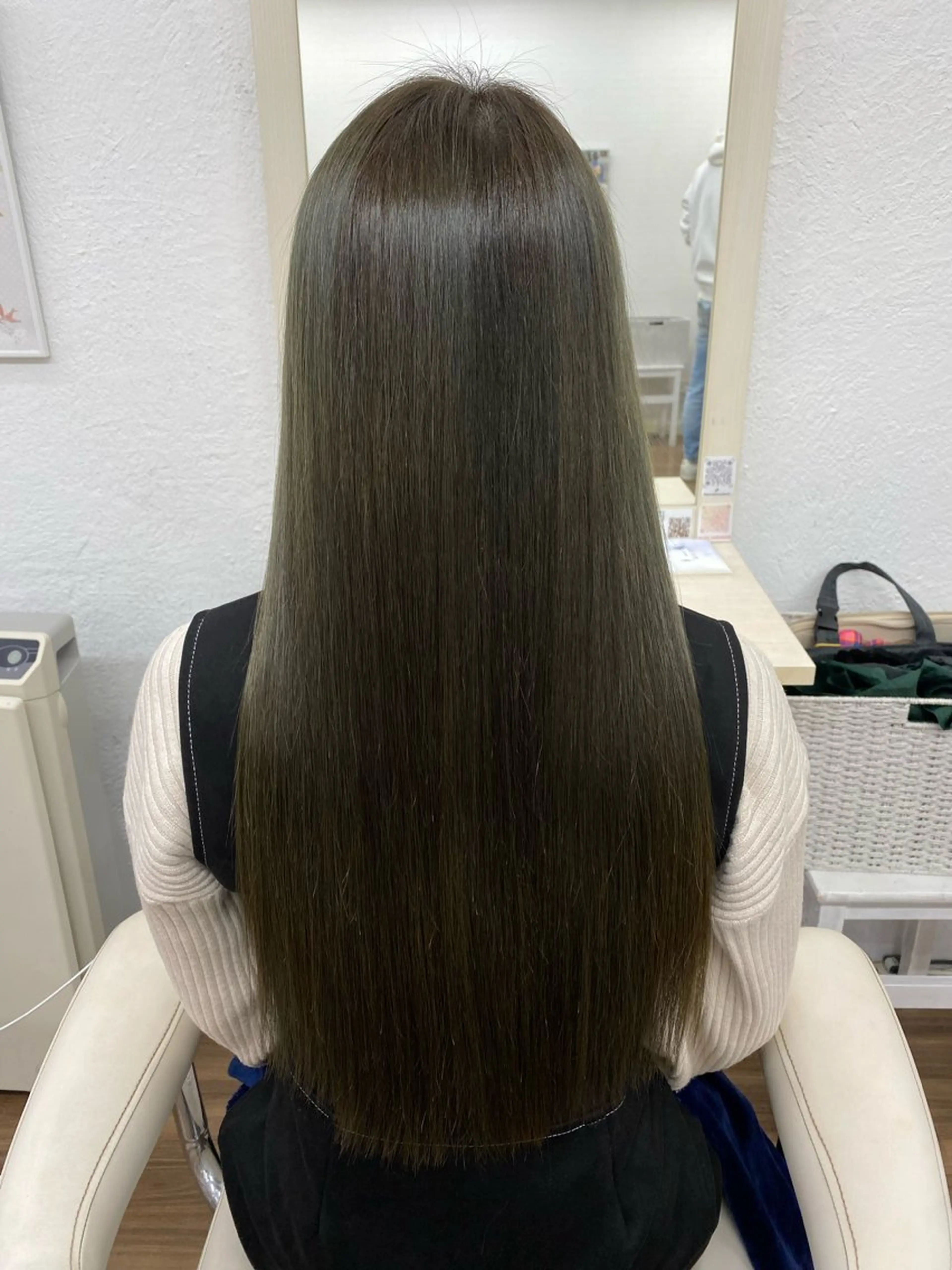 ロング 髪質改善 トリートメント ヘアカラー GLOSS 心斎橋 山上のヘアスタイル