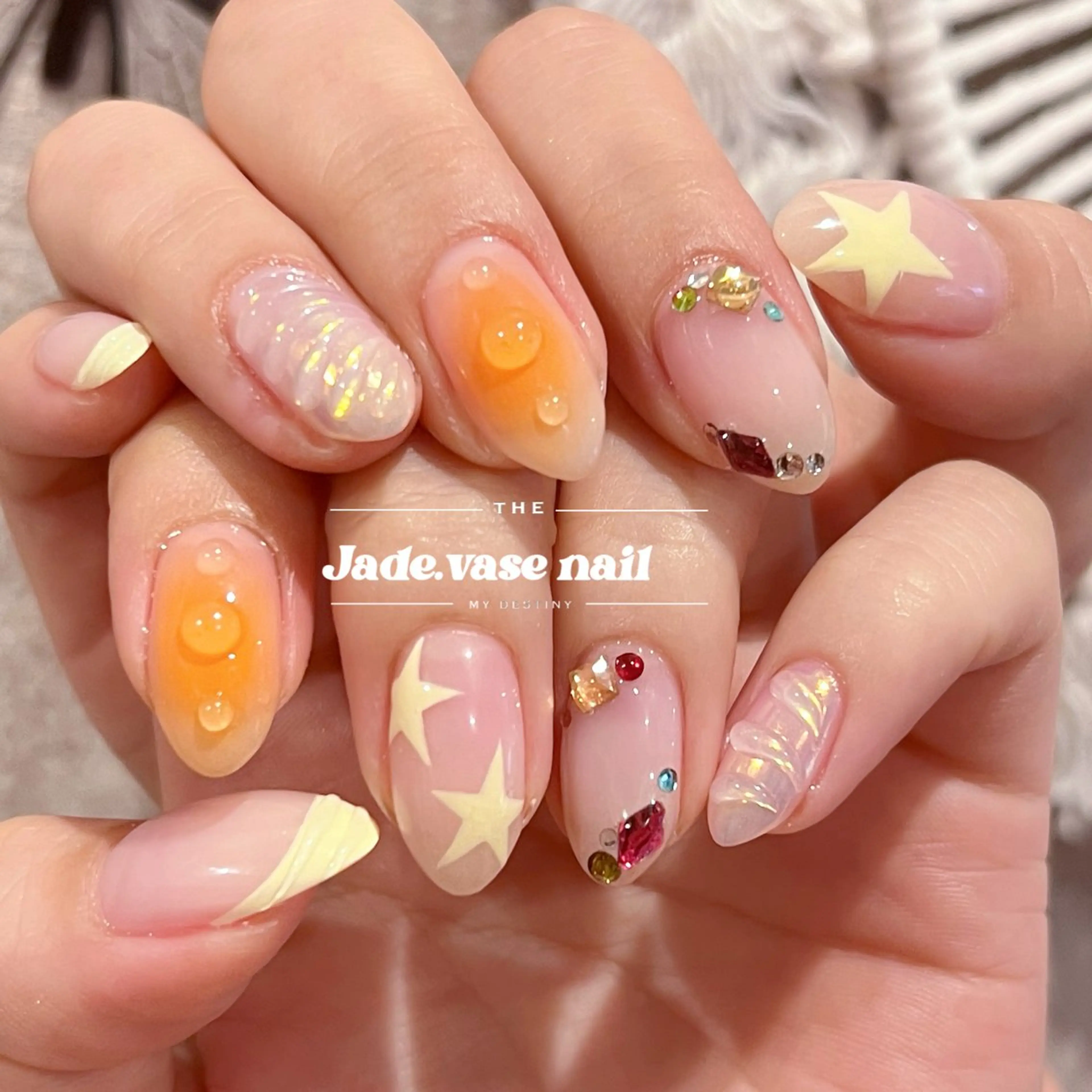 ネイル ハンドネイル ✰Jade.vase 银座のネイルデザイン