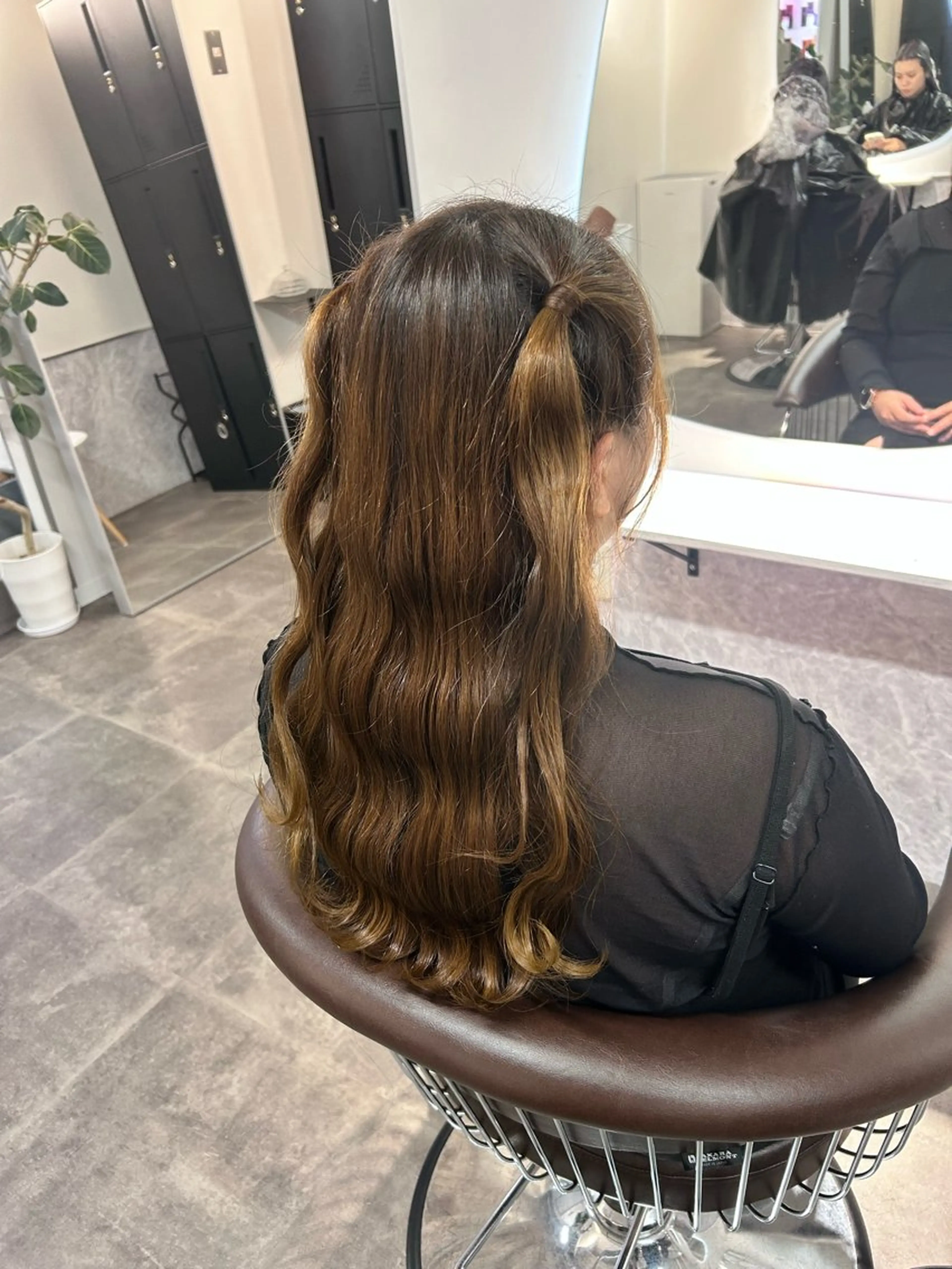 ロング ヘアアレンジ ヘアセット ブリーチ/エクステ/ 新宿/アリルのヘアスタイル