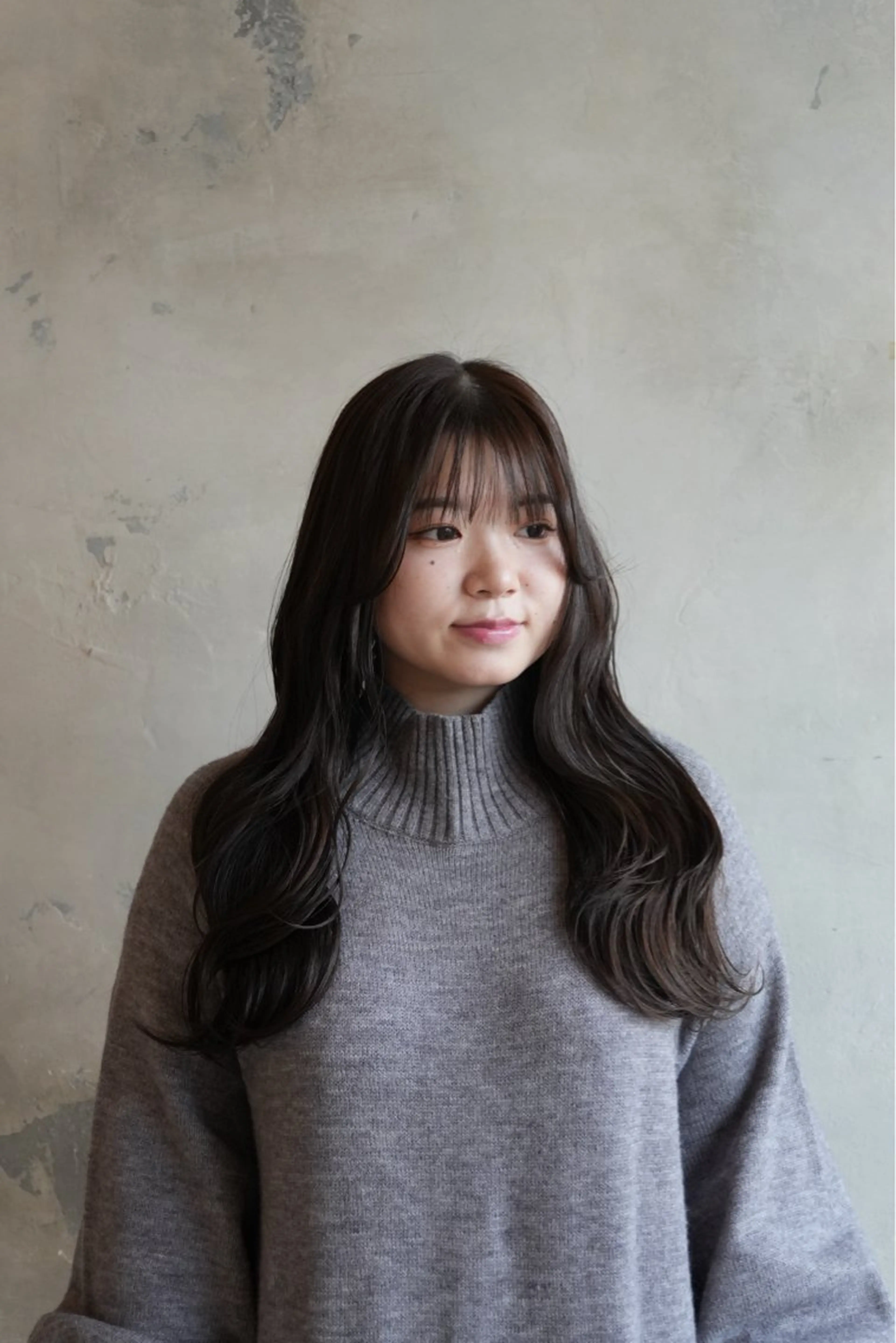 ロング カラー パーマ なかやま れいかのヘアスタイル