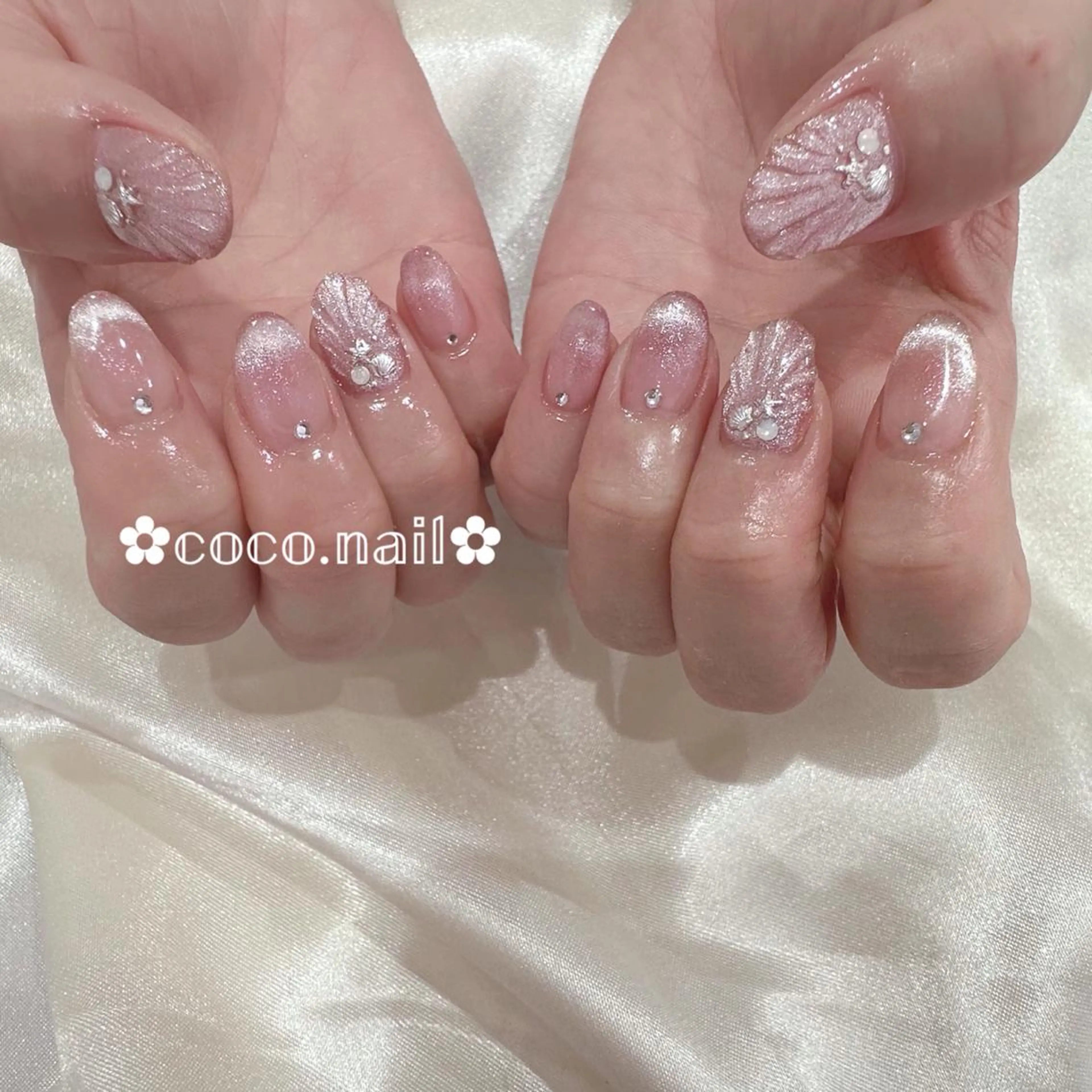 ネイル ハンドネイル lili.nail y2k/長さ出しのネイルデザイン