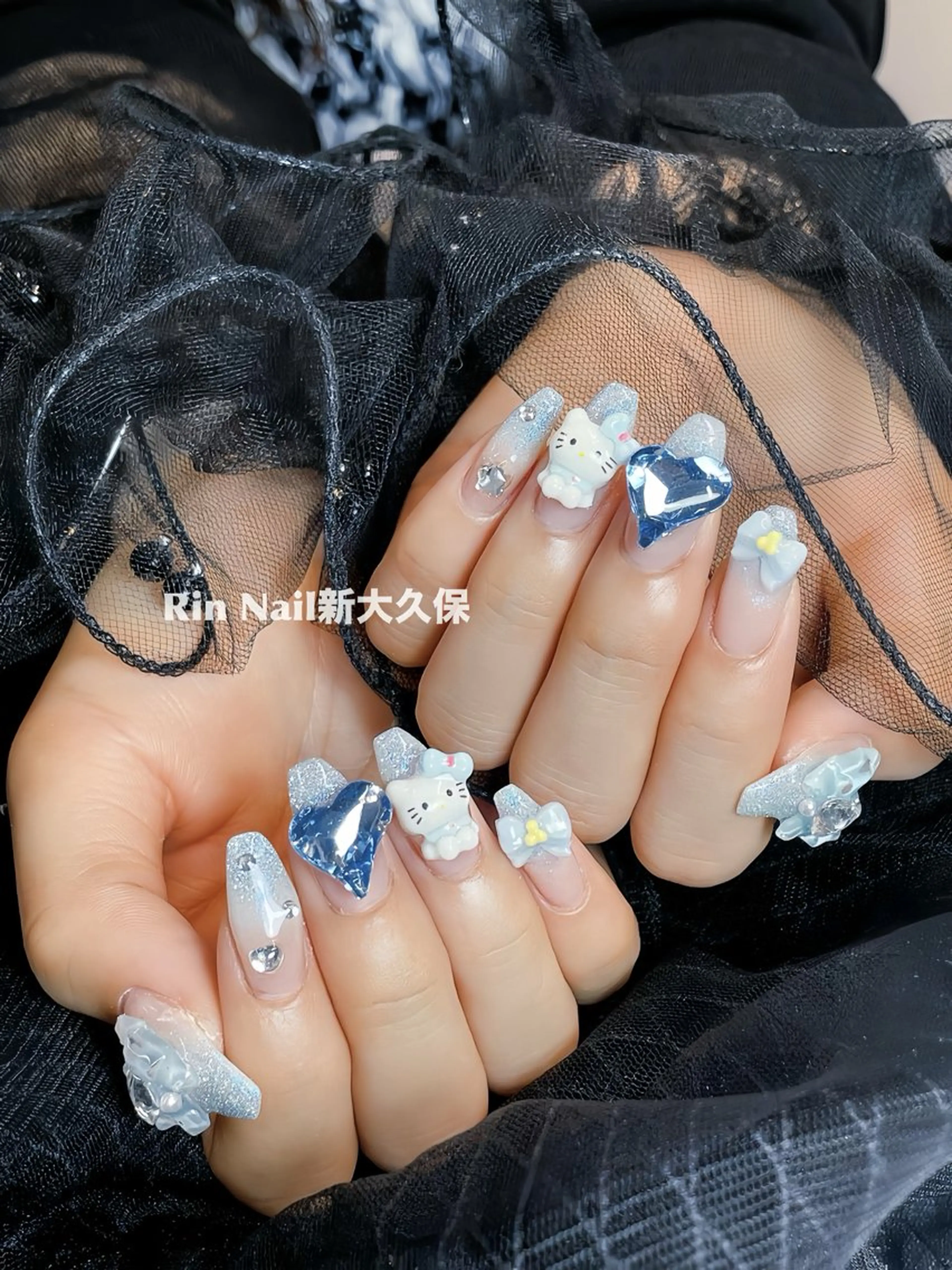 ネイル アートネイル ジェルネイル ネイルチップ ハンドネイル Rin Nail 新大久保店のネイルデザイン