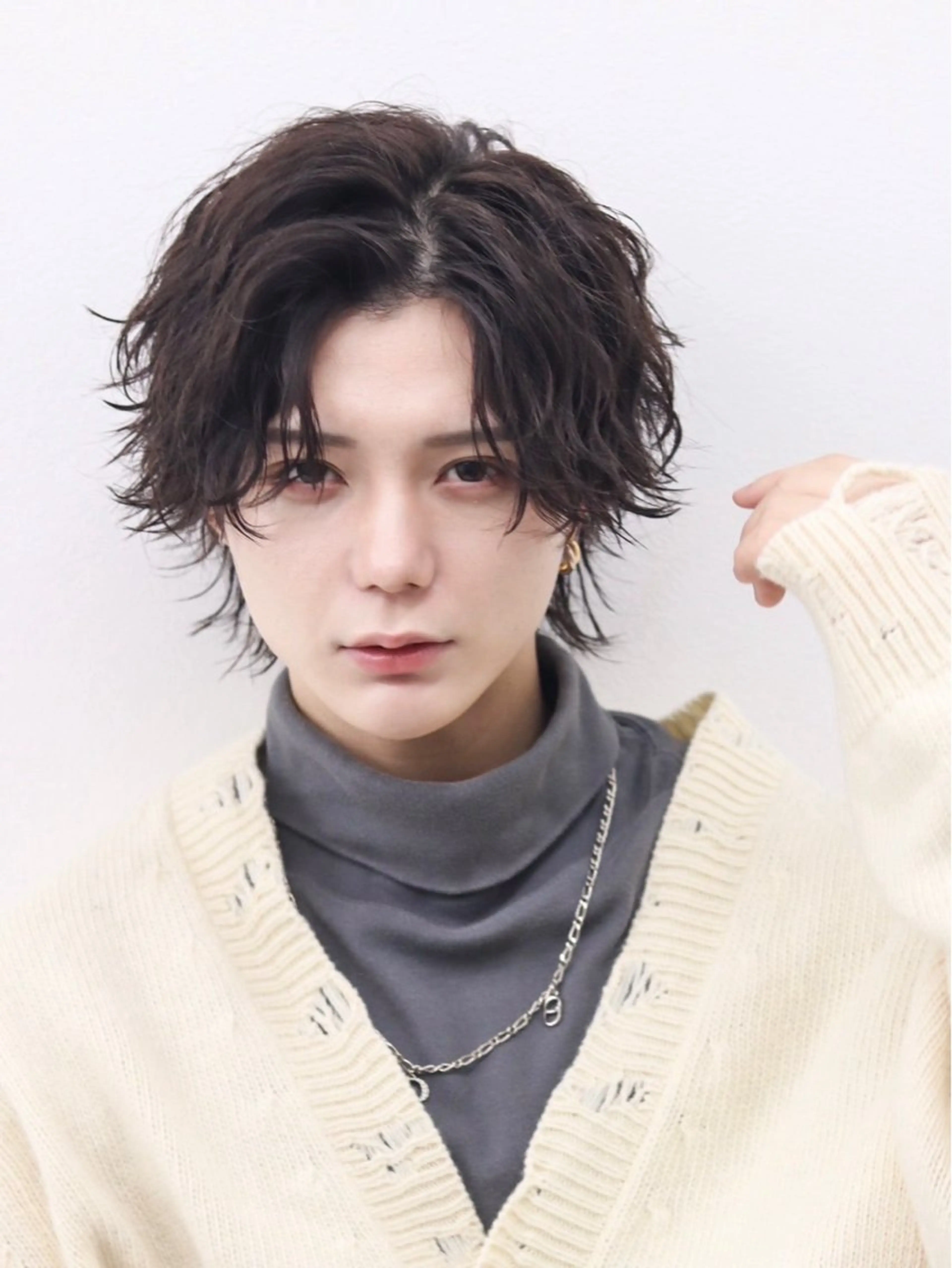 ミディアム カラー パーマ ヘアアレンジ メンズ 似合わせカット メンズ特化❤️‍🔥 RIKU❤️‍🔥のヘアスタイル