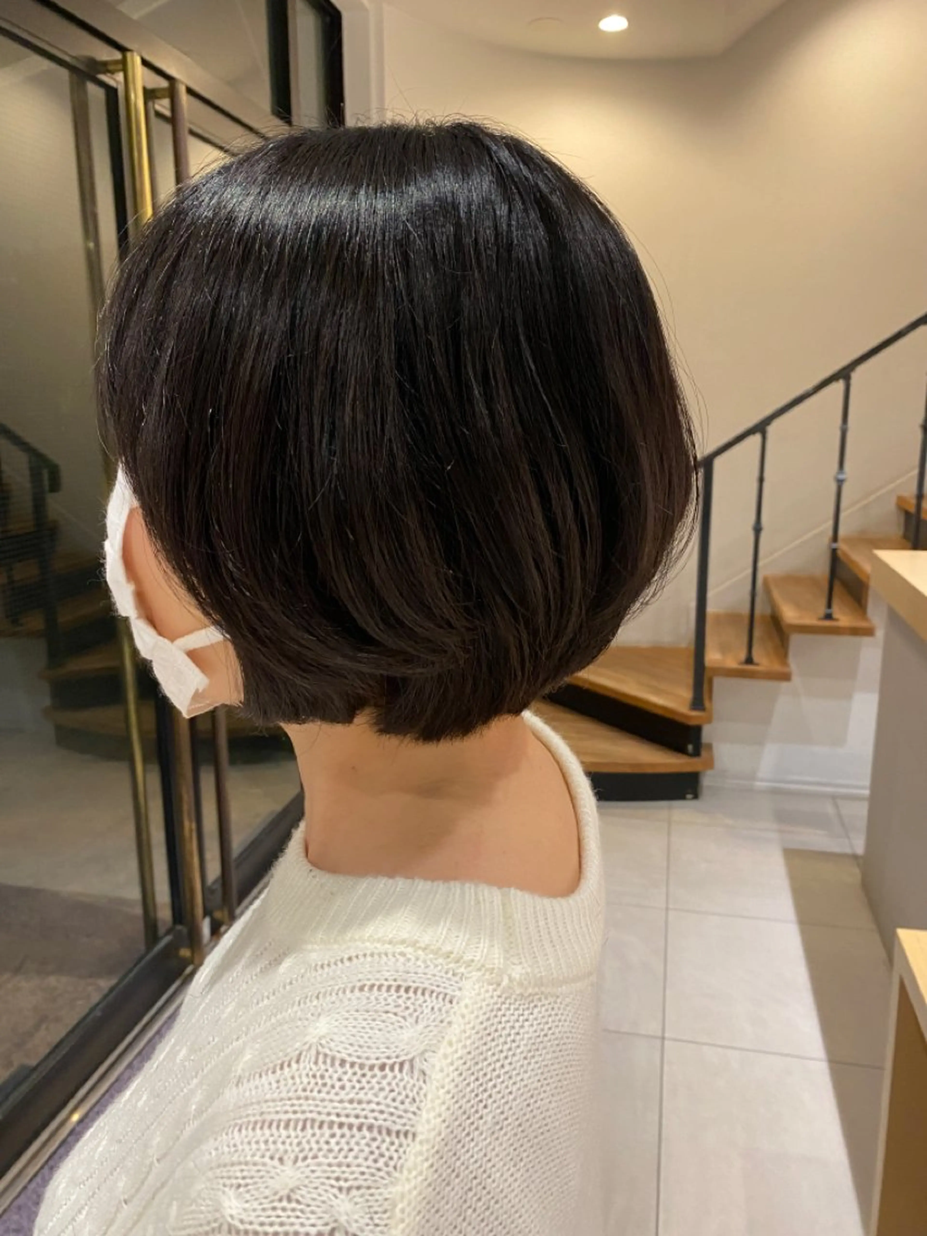 ショート ボブ 井戸上 颯太のヘアスタイル