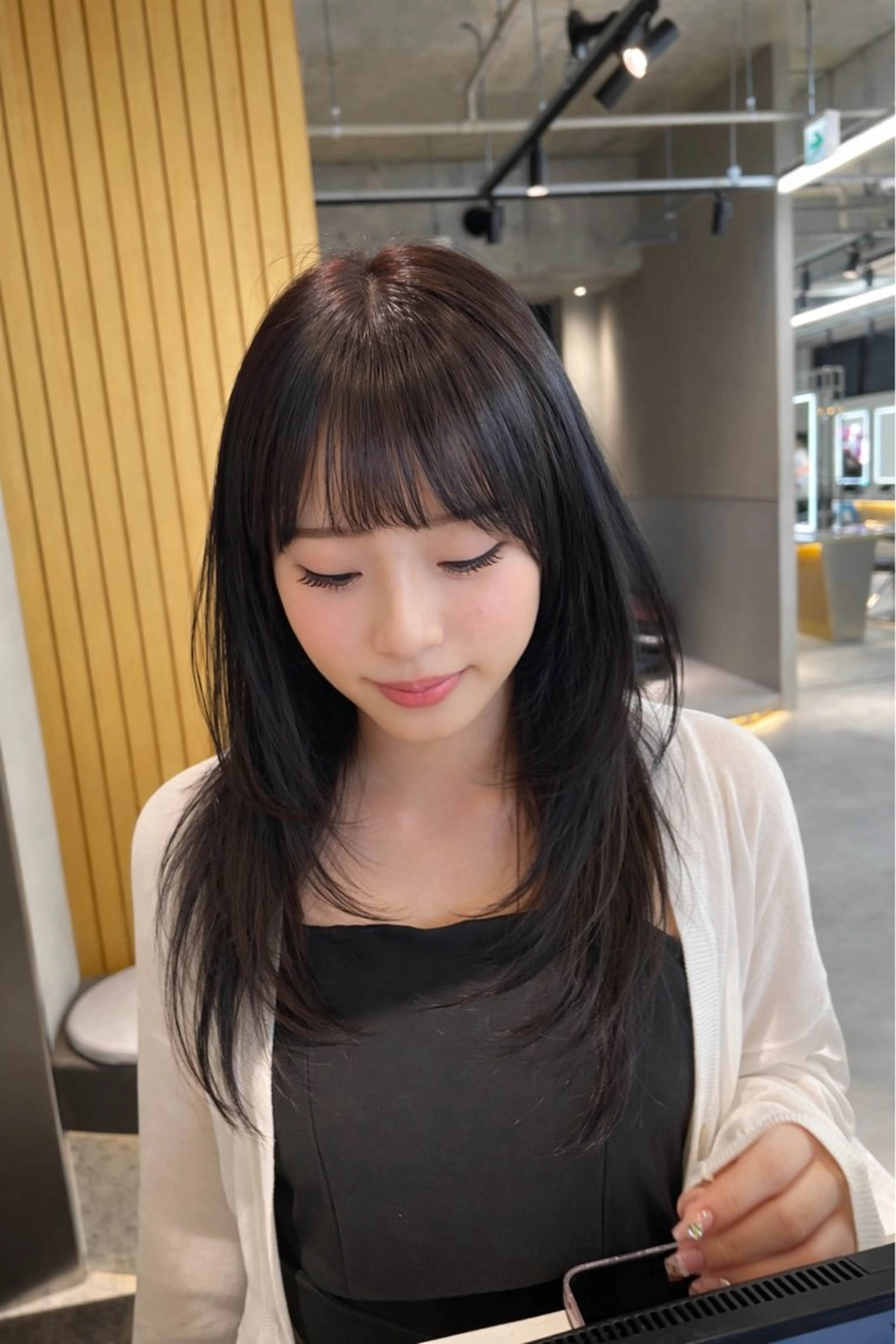 ロング カラー 韓国ヘア/レイヤー Londエレンのヘアスタイル