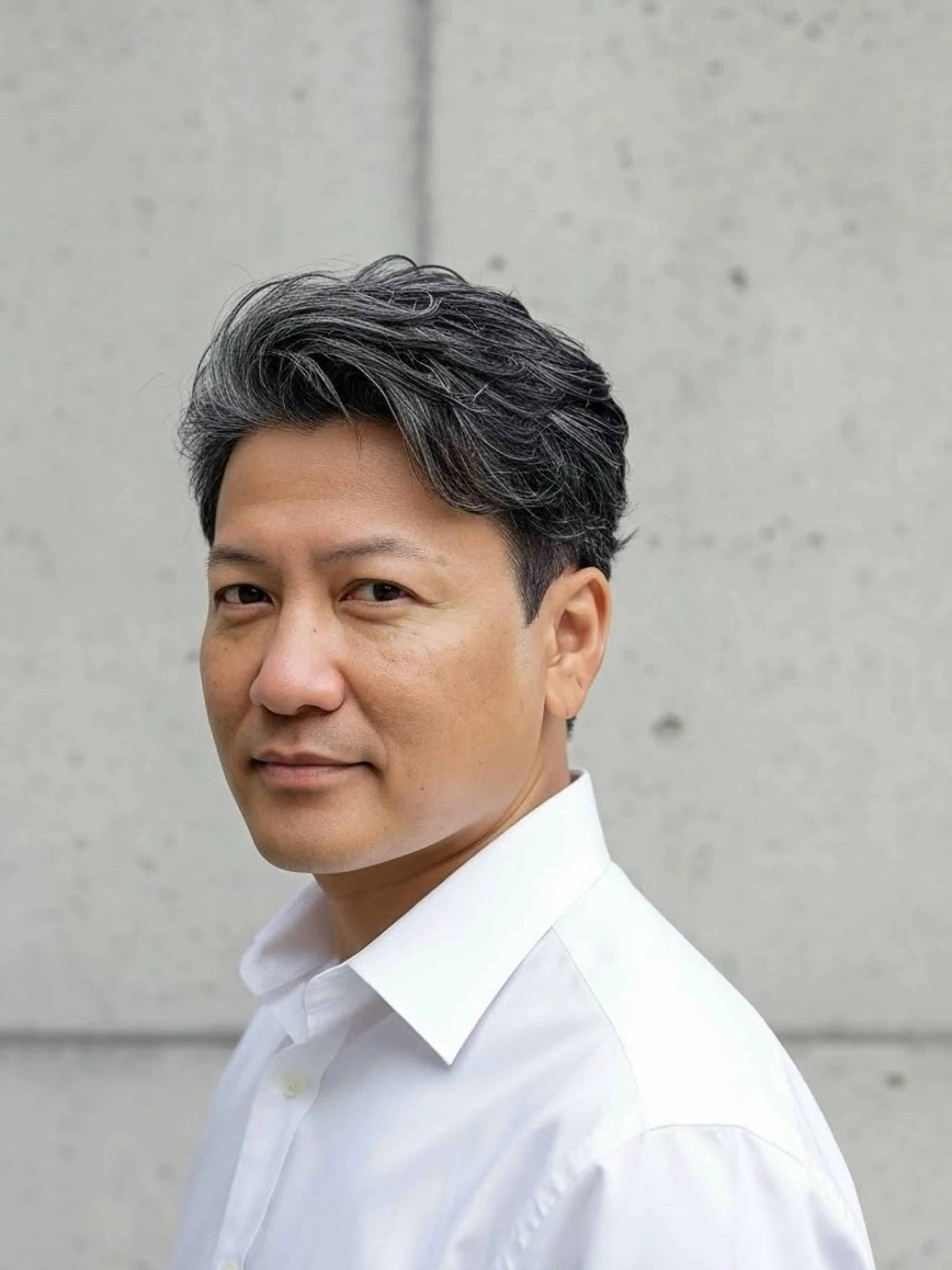 ミディアム パーマ メンズ ミディアムパーマ ビジネス メンズパーマ ニュアンスパーマ カット パーマ トリートメント 🔮メンズ縮毛矯正 メンズパーマ💎竹永のヘアスタイル