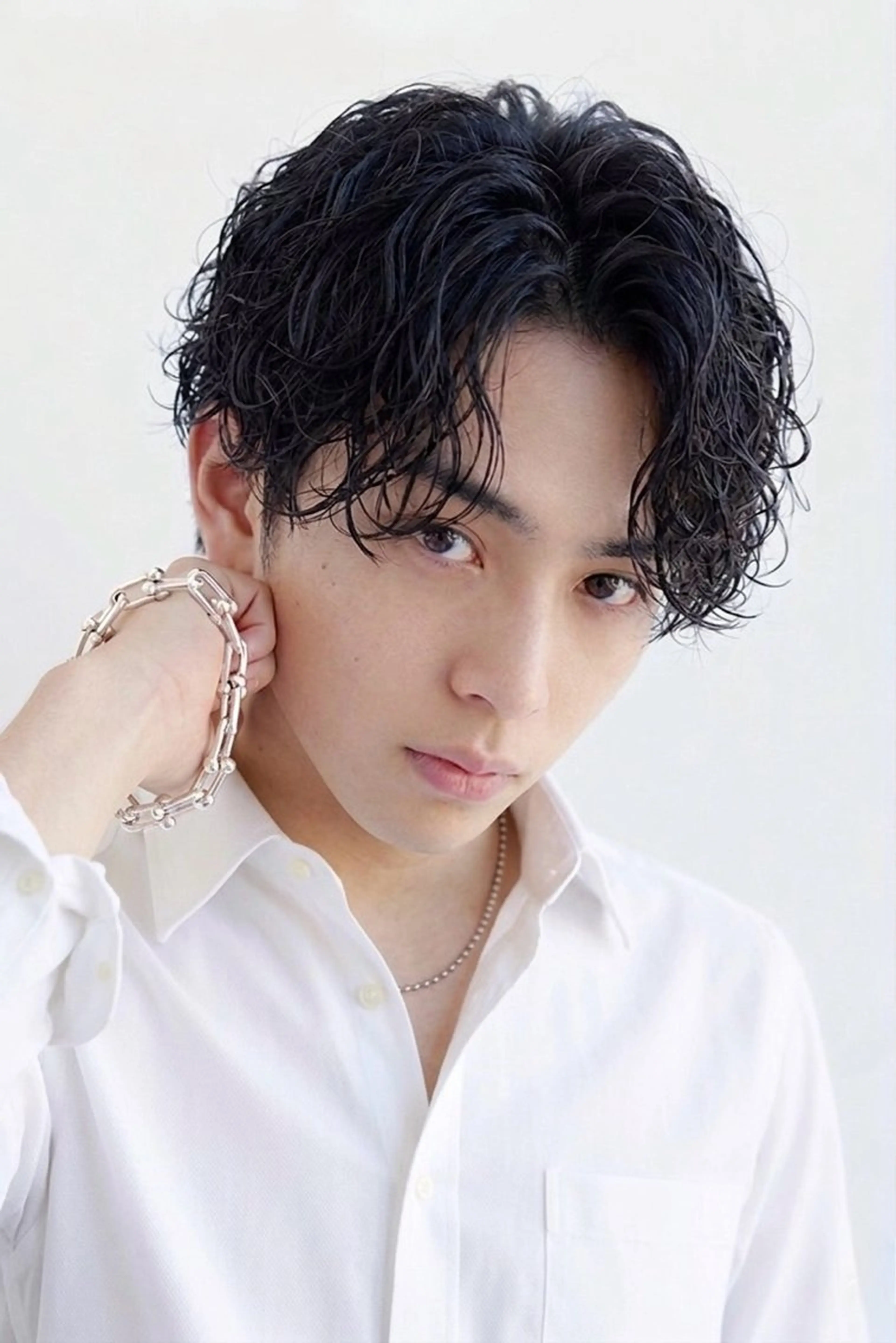 ショート カット パーマ 半個室　メンズパーマ 多田崚馬　メンズ特化のヘアスタイル