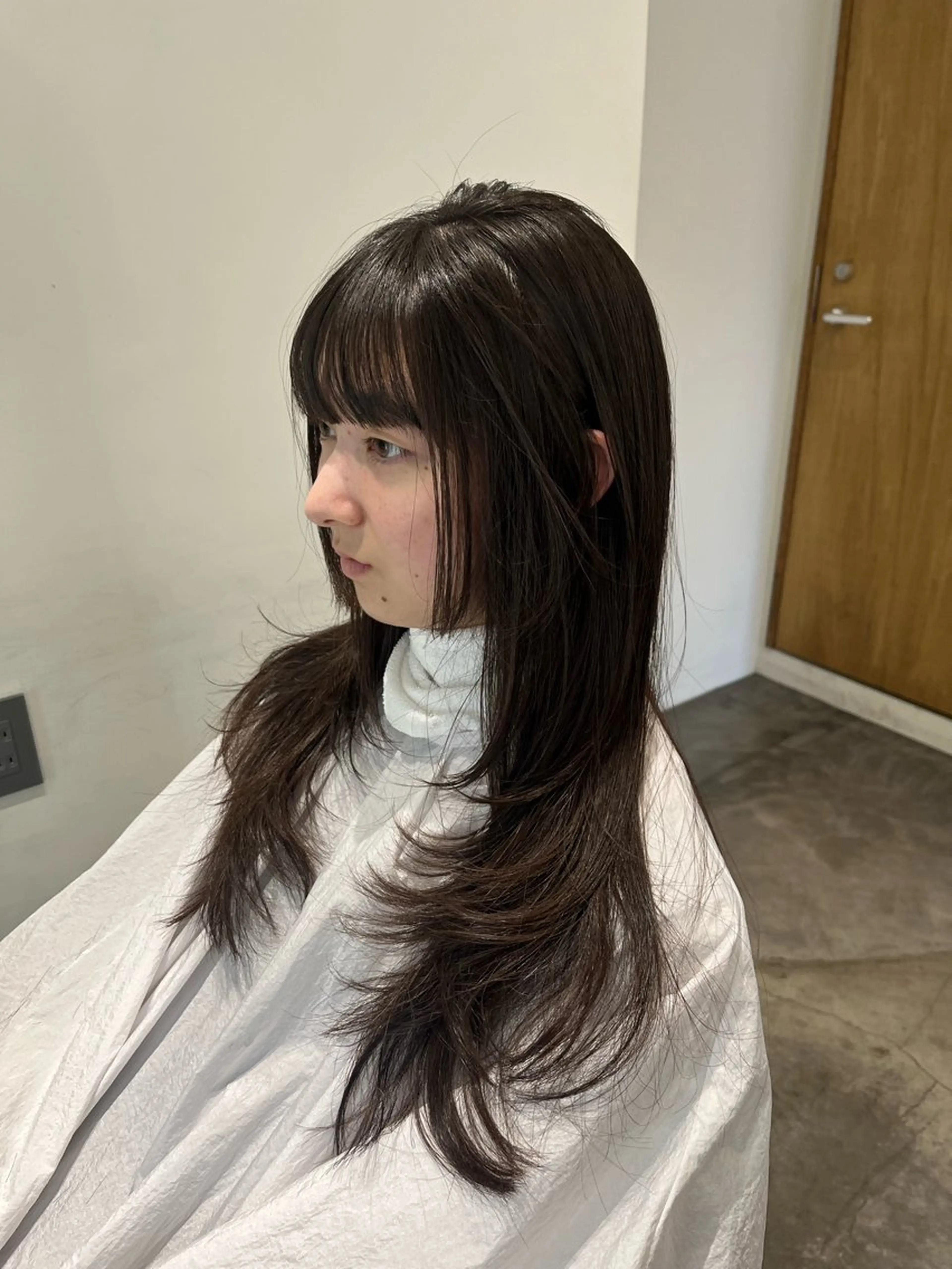 ロング レイヤーカット 似合わせカット YUI／レイヤー カット/透明感カラーのヘアスタイル