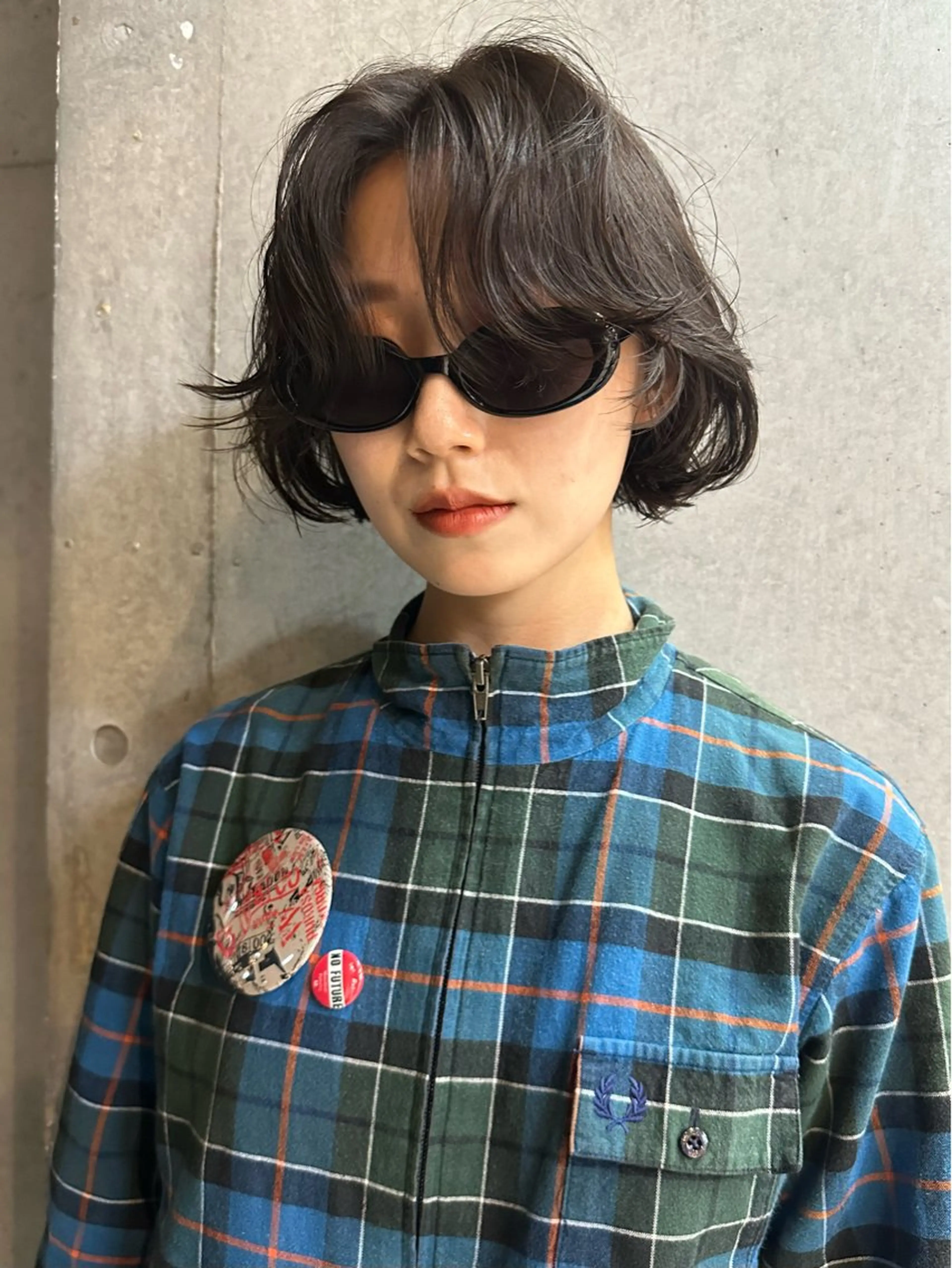 ショート パーマ カット パーマ トリートメント 斎藤祐樹 /レイヤー/パーマのヘアスタイル