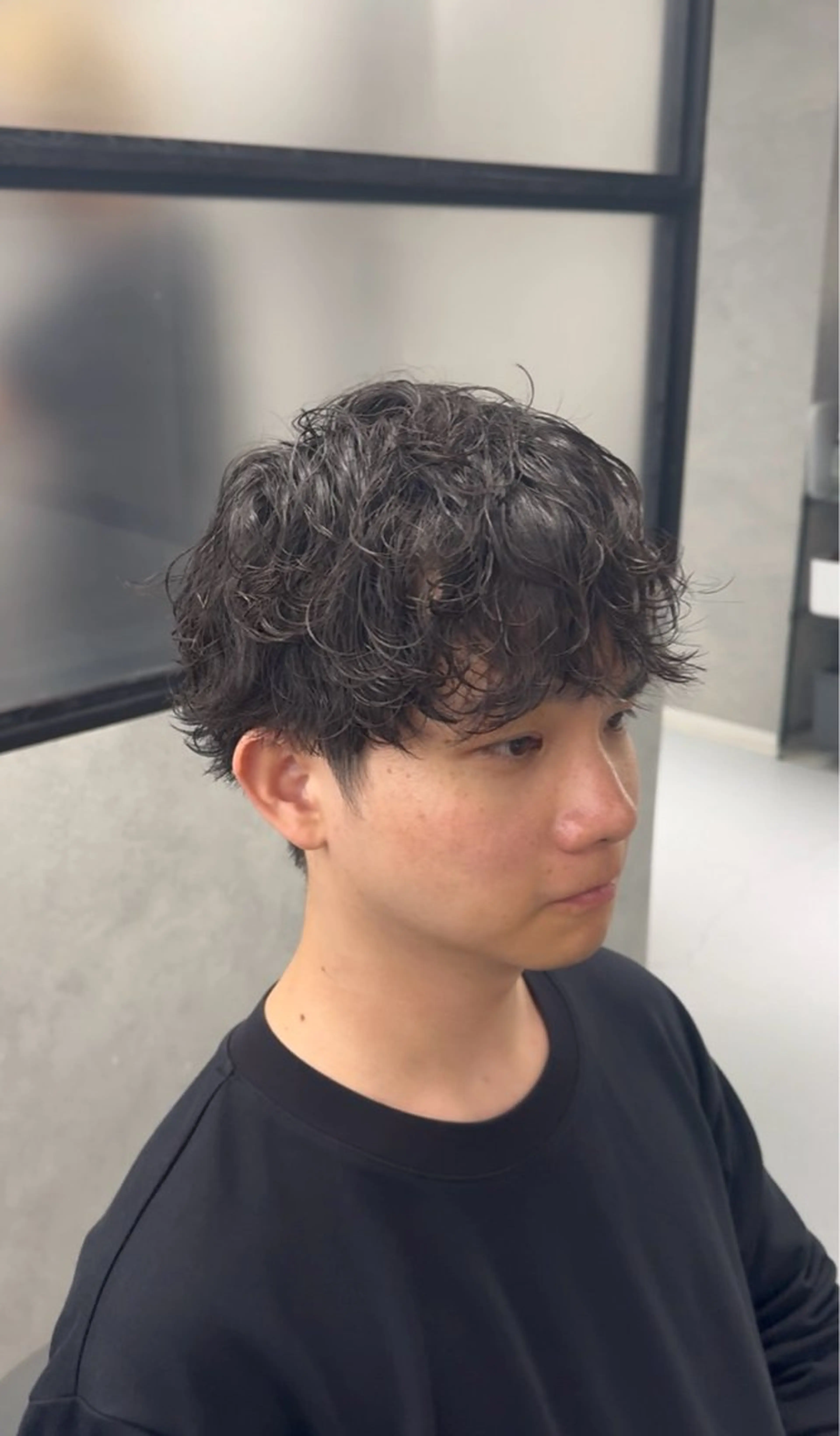 パーマ 【海外ボーイ風】 竹元恒太のヘアスタイル