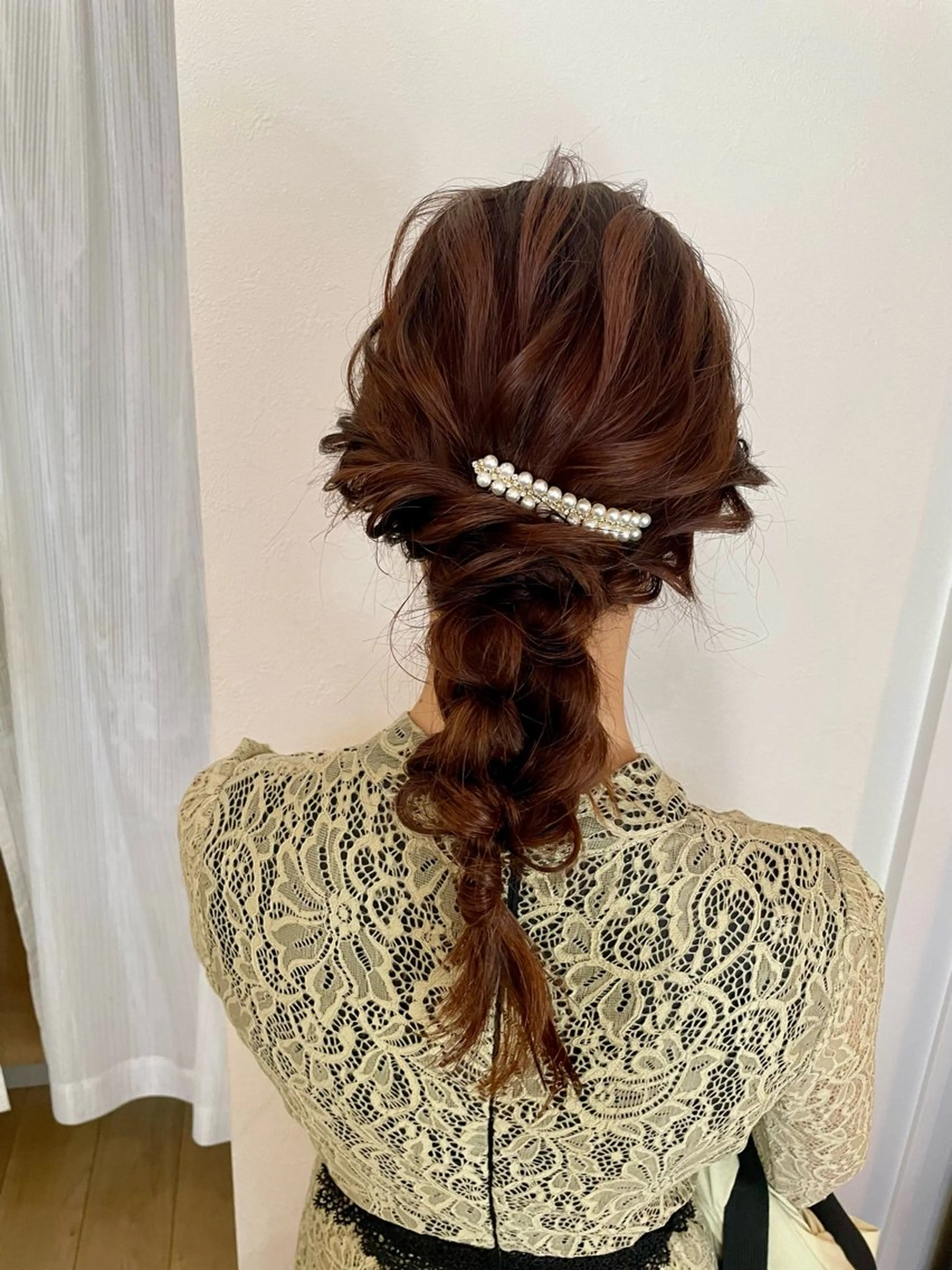 ヘアセット(アップスタイル)の写真