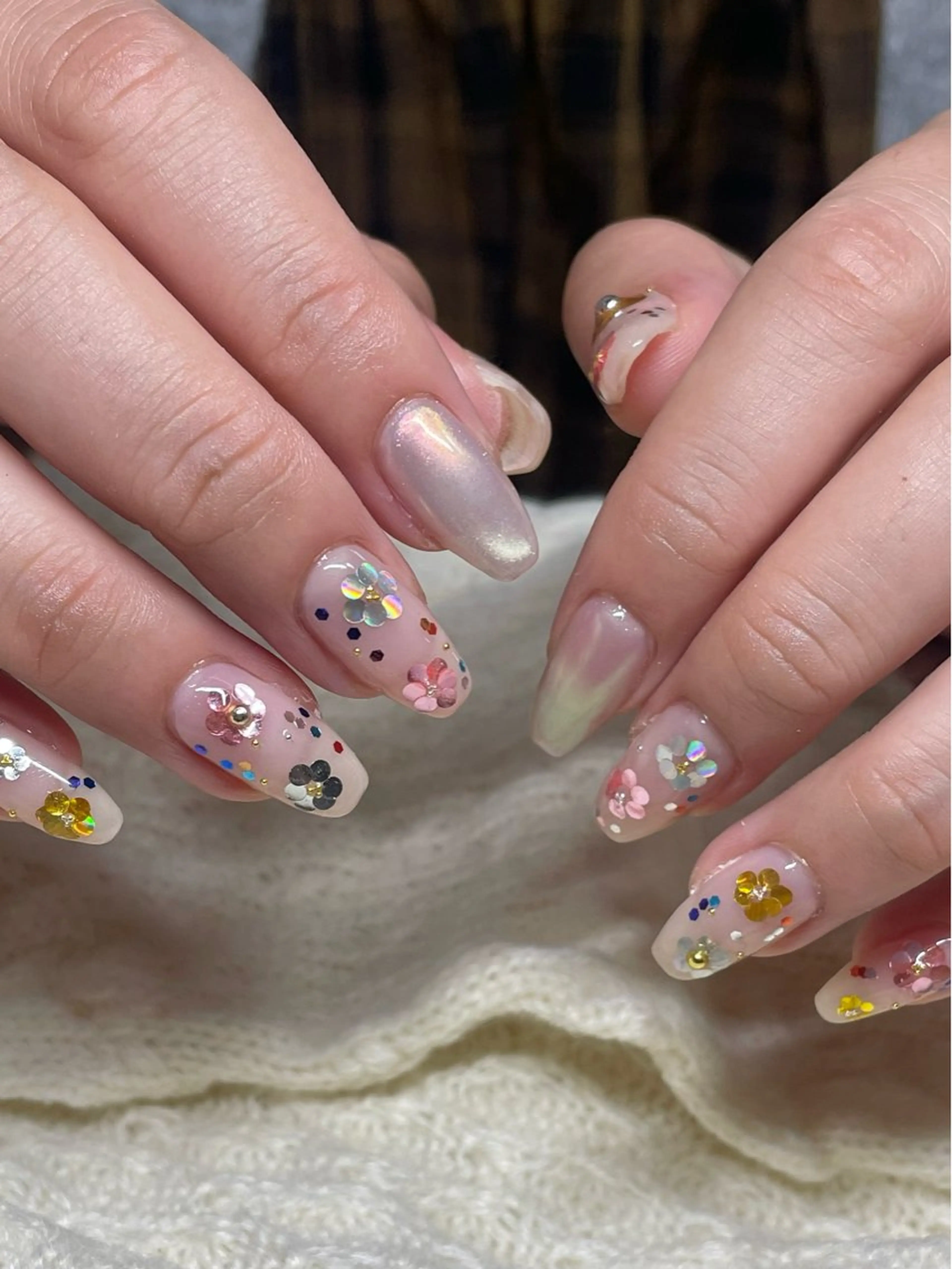 ミディアム ハンドネイル LBnail.sae /おえかきネイルのネイルデザイン