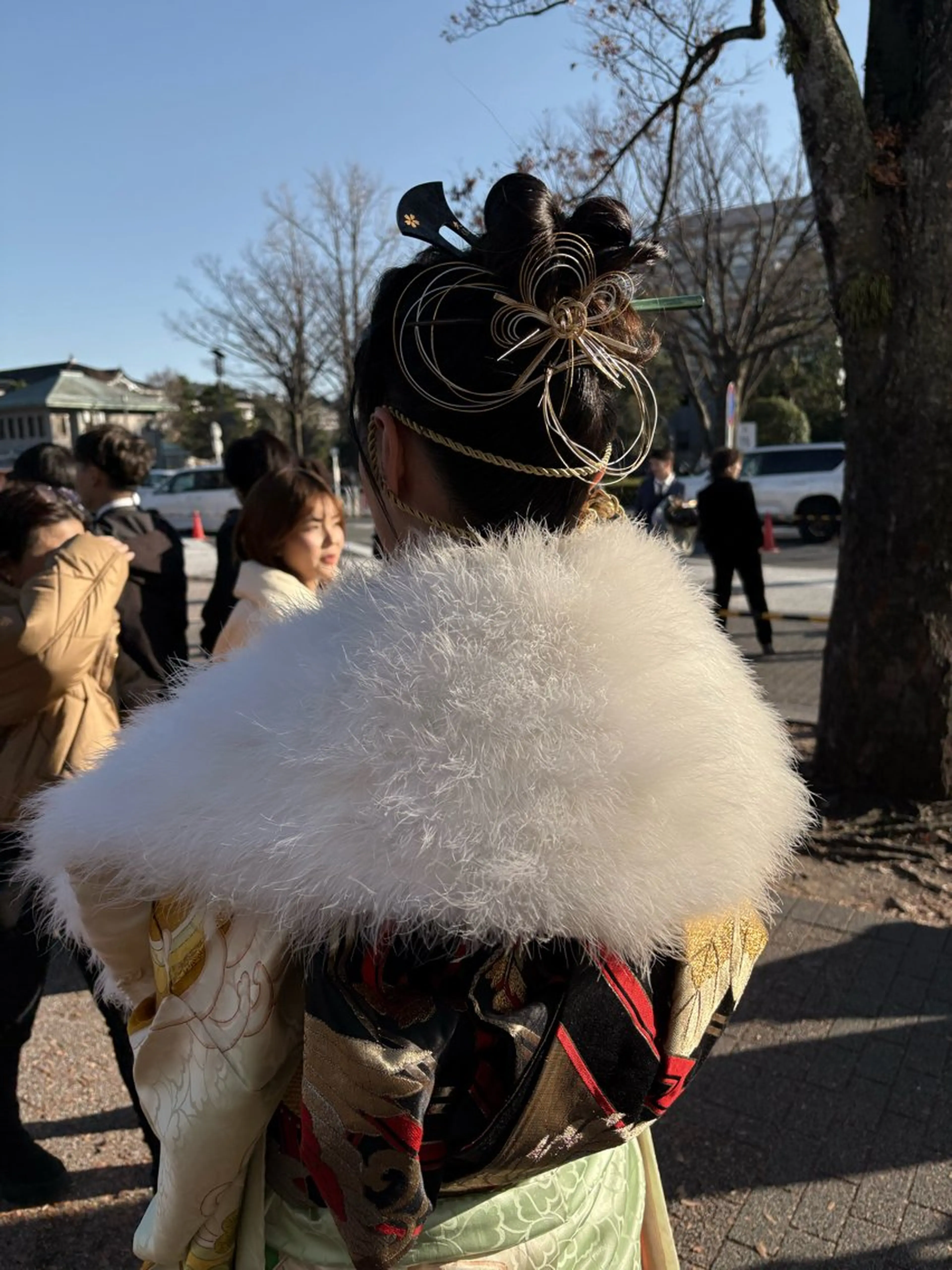 ヘアアレンジ 成人式 ハイトーン/レイヤー /瀬川琴音のヘアスタイル