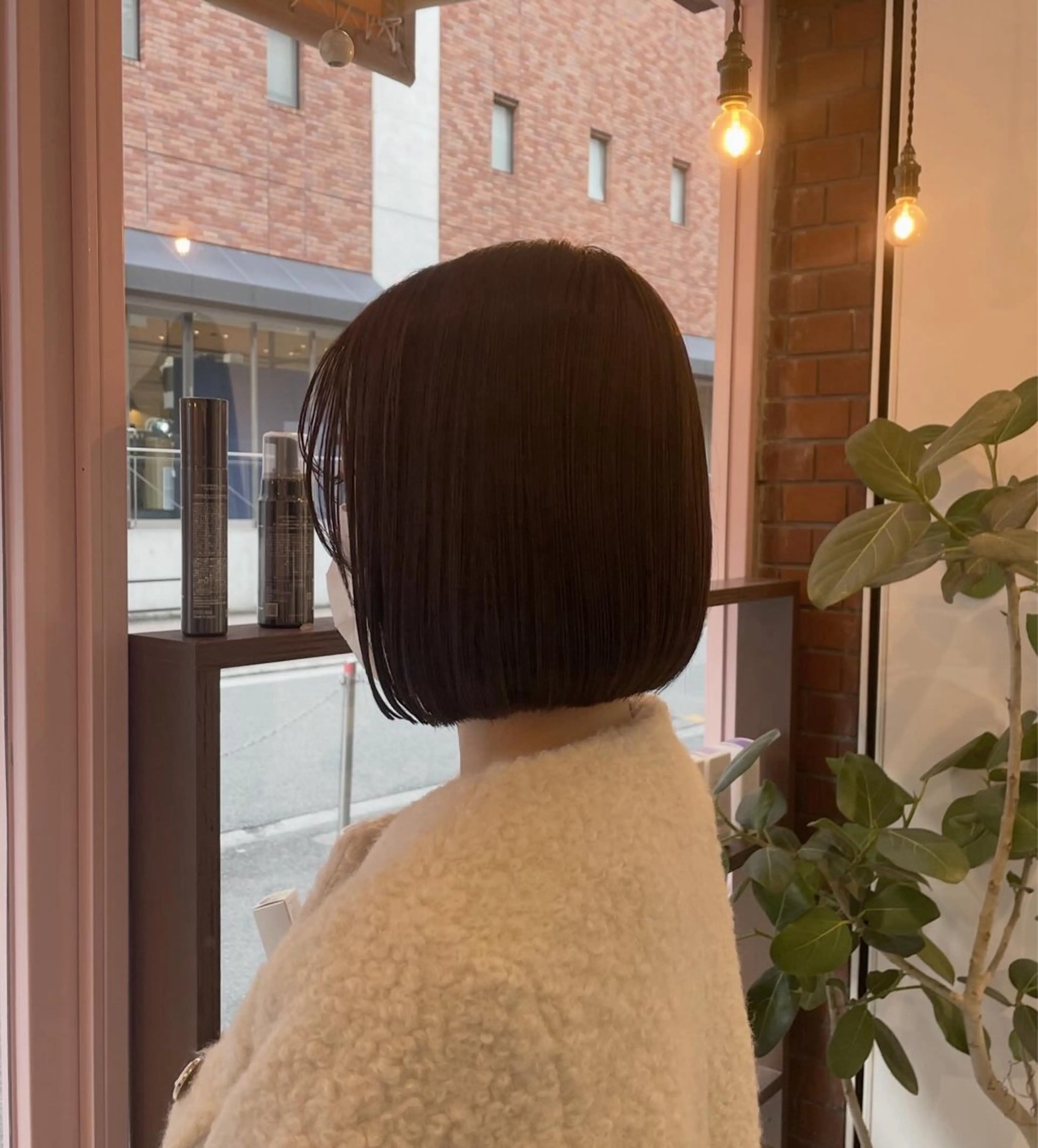 カラー アッシュ ベージュカラー ボブ tsuki /天王寺 /カラー/ボブカットのヘアスタイル