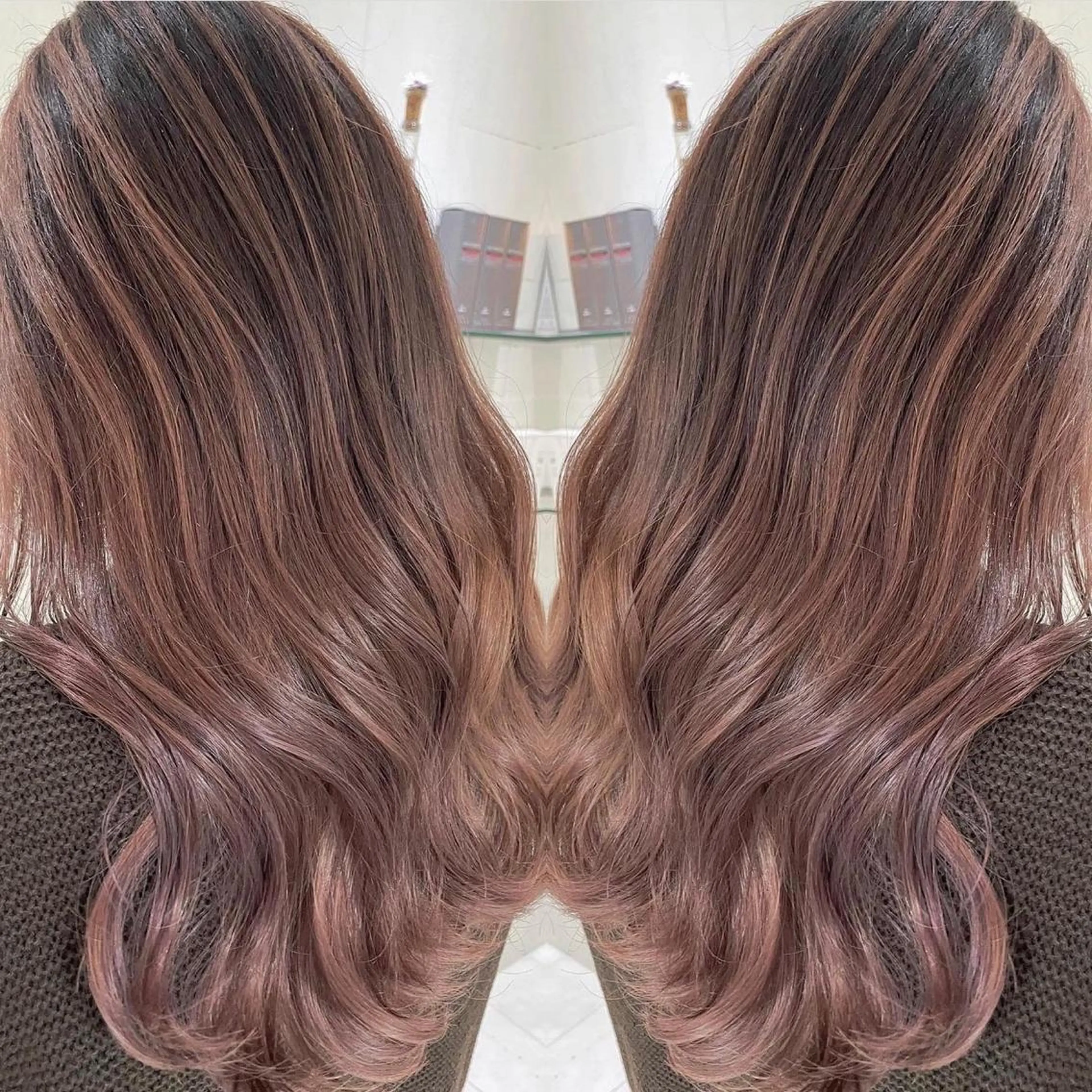 ロング カラー アッシュ ベージュカラー ラベンダーカラー ラベンダーベージュ 外国人風カラー ヘアカラー トリートメント 河合秀明/ショート /ボブ/レイヤーのヘアスタイル