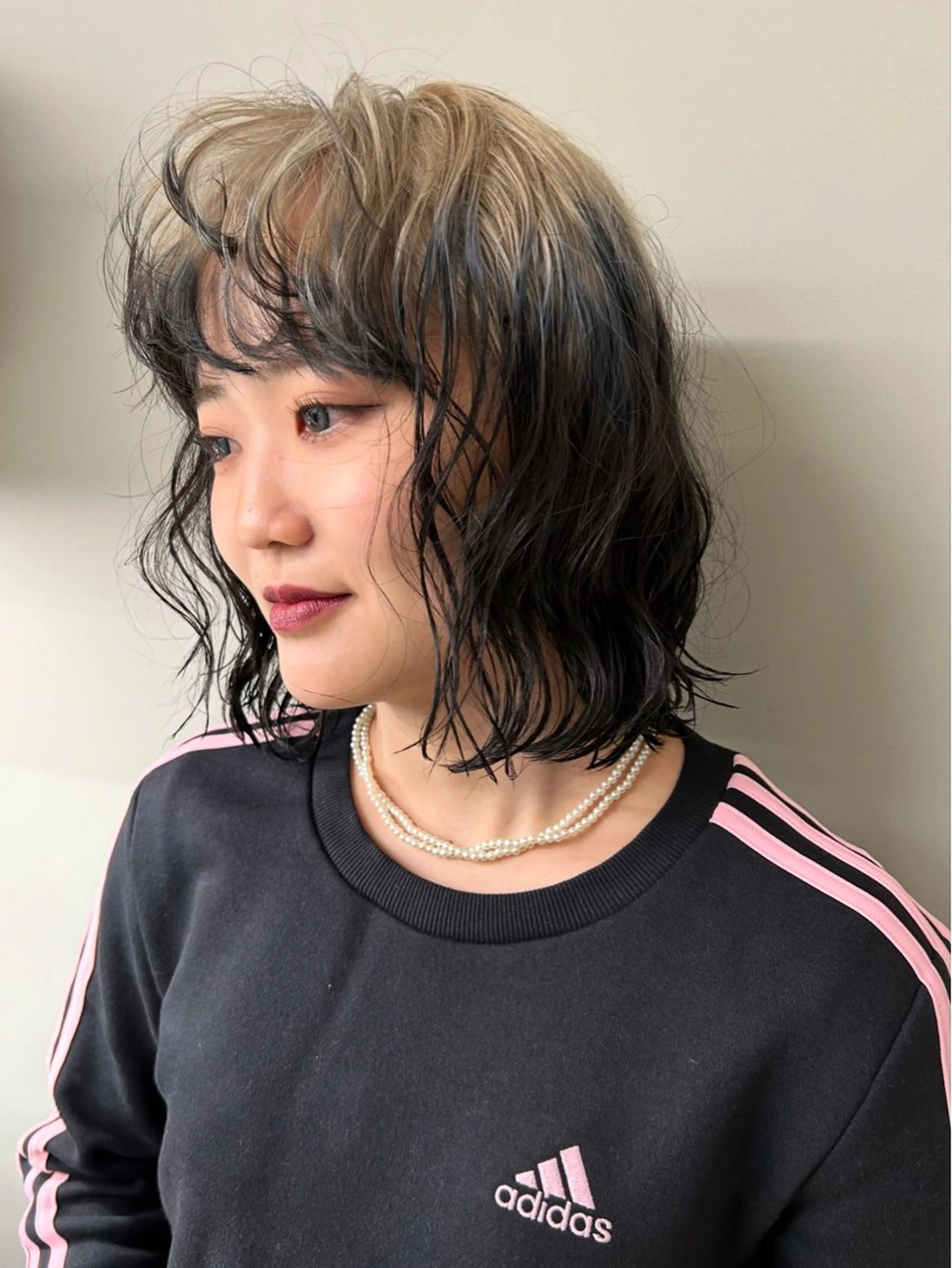 ミディアム カラー ヘアカラー トリートメント ケアパーマ/ケアブリ ーチdaisukeのヘアスタイル