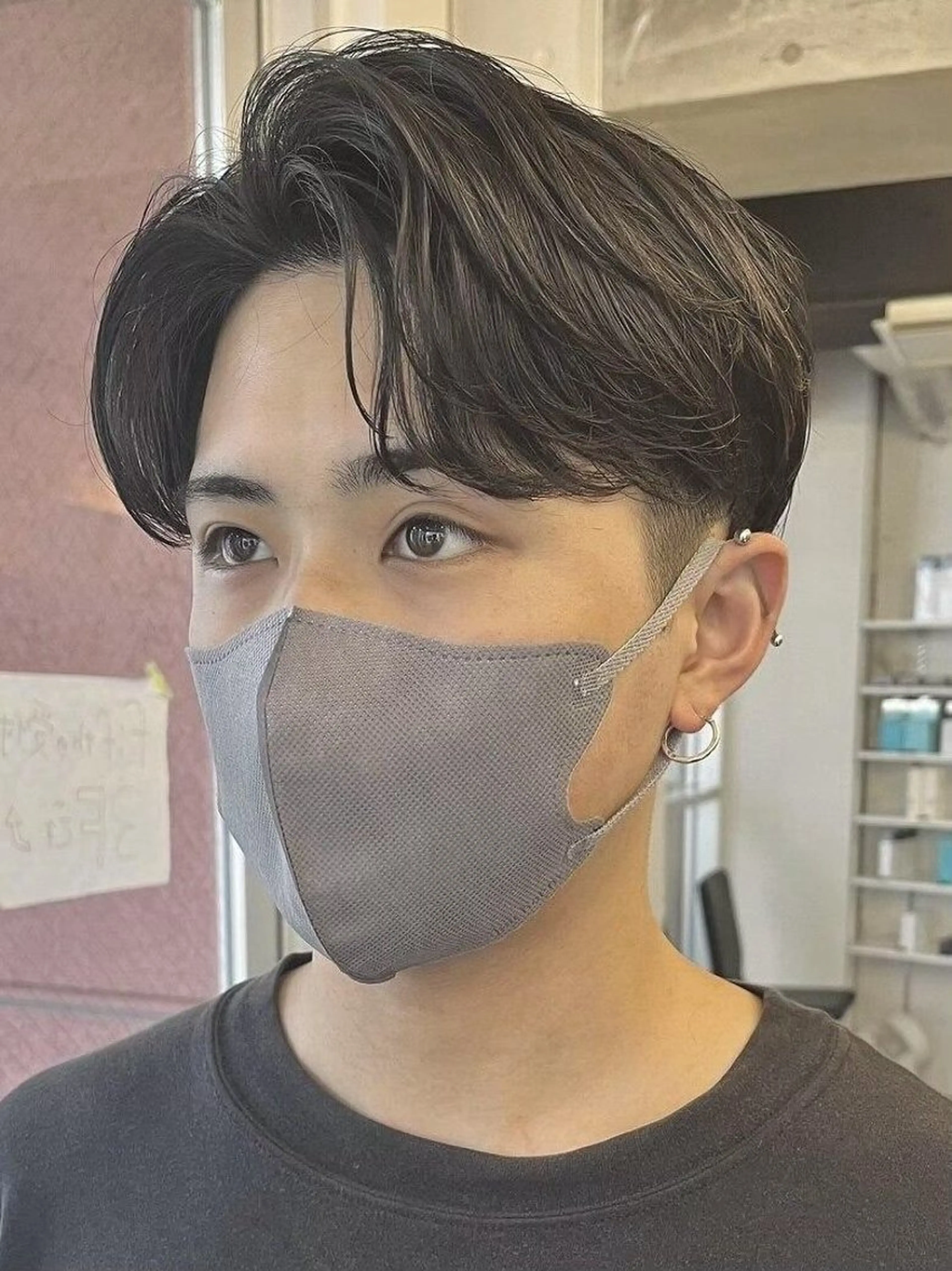 パーマ メンズ ビジネス メンズパーマ カット パーマ fifth原宿 宮部蓮のヘアスタイル