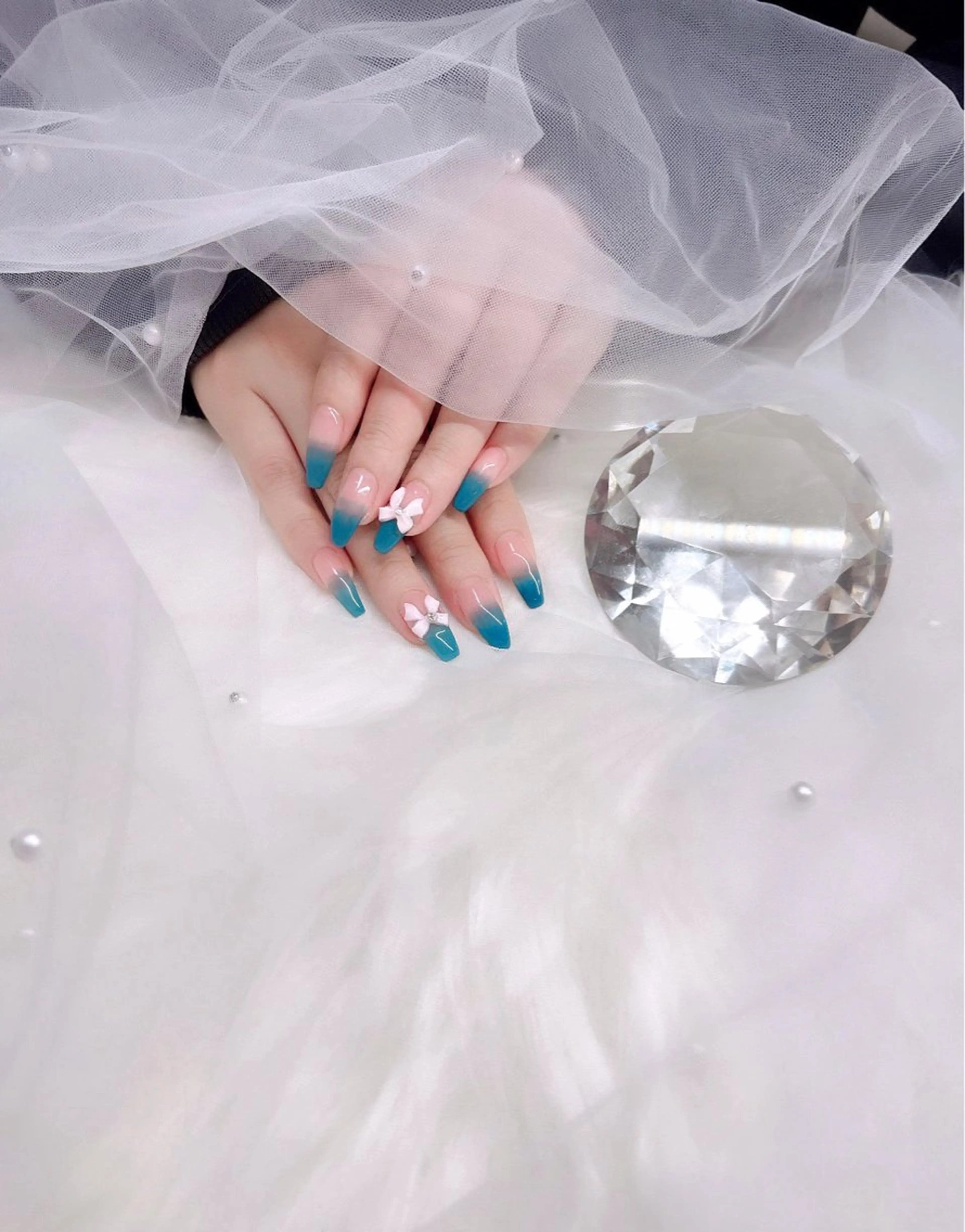 ネイル ハンドネイル 🩵liru Haru🩵のネイルデザイン