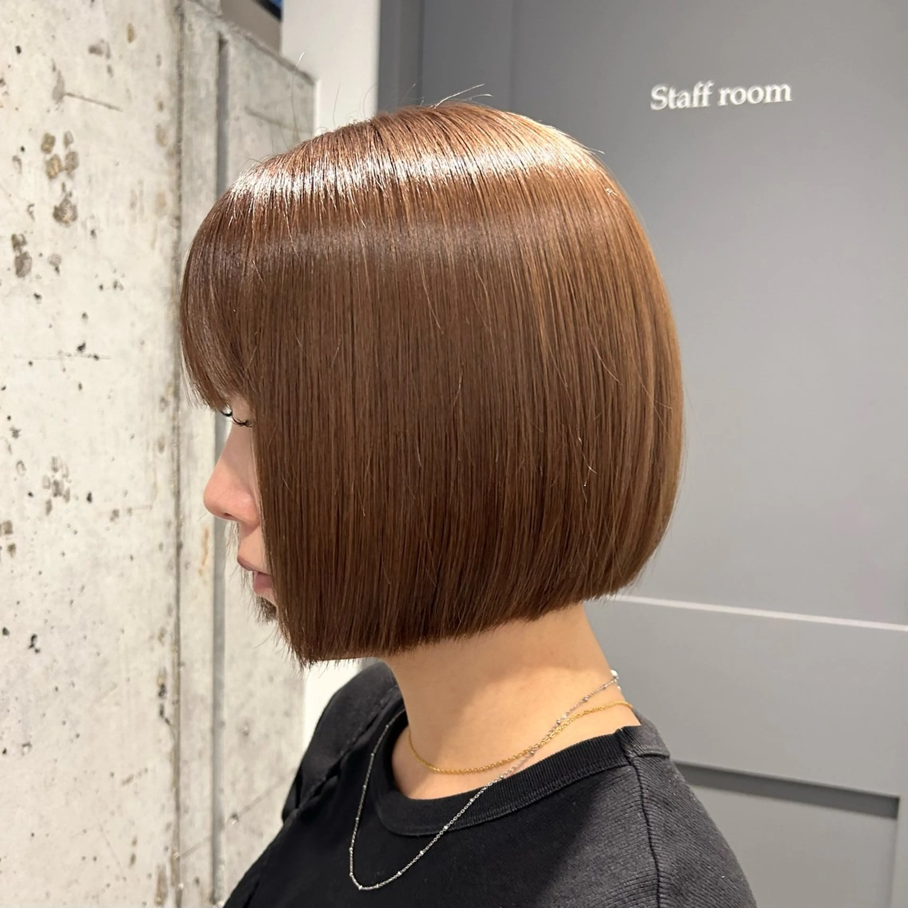 カラー ブラウンカラー ボブ ヘアカラー 🪐natural color🌼チサのヘアスタイル