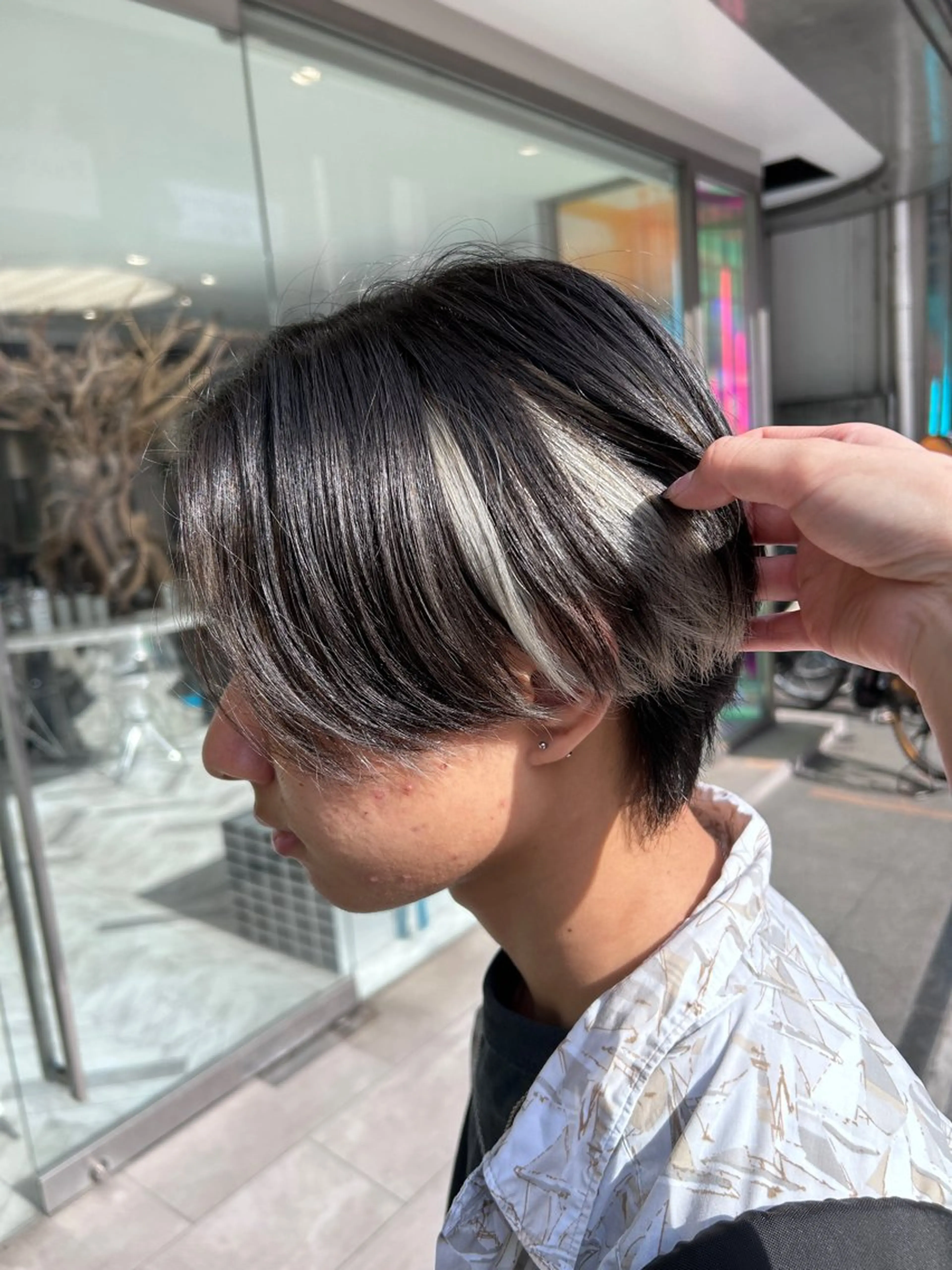 ショート カラー メンズ カット ヘアカラー 透明感ツヤカラー/ アイリスト/ゆきなのマツエク・マツパデザイン