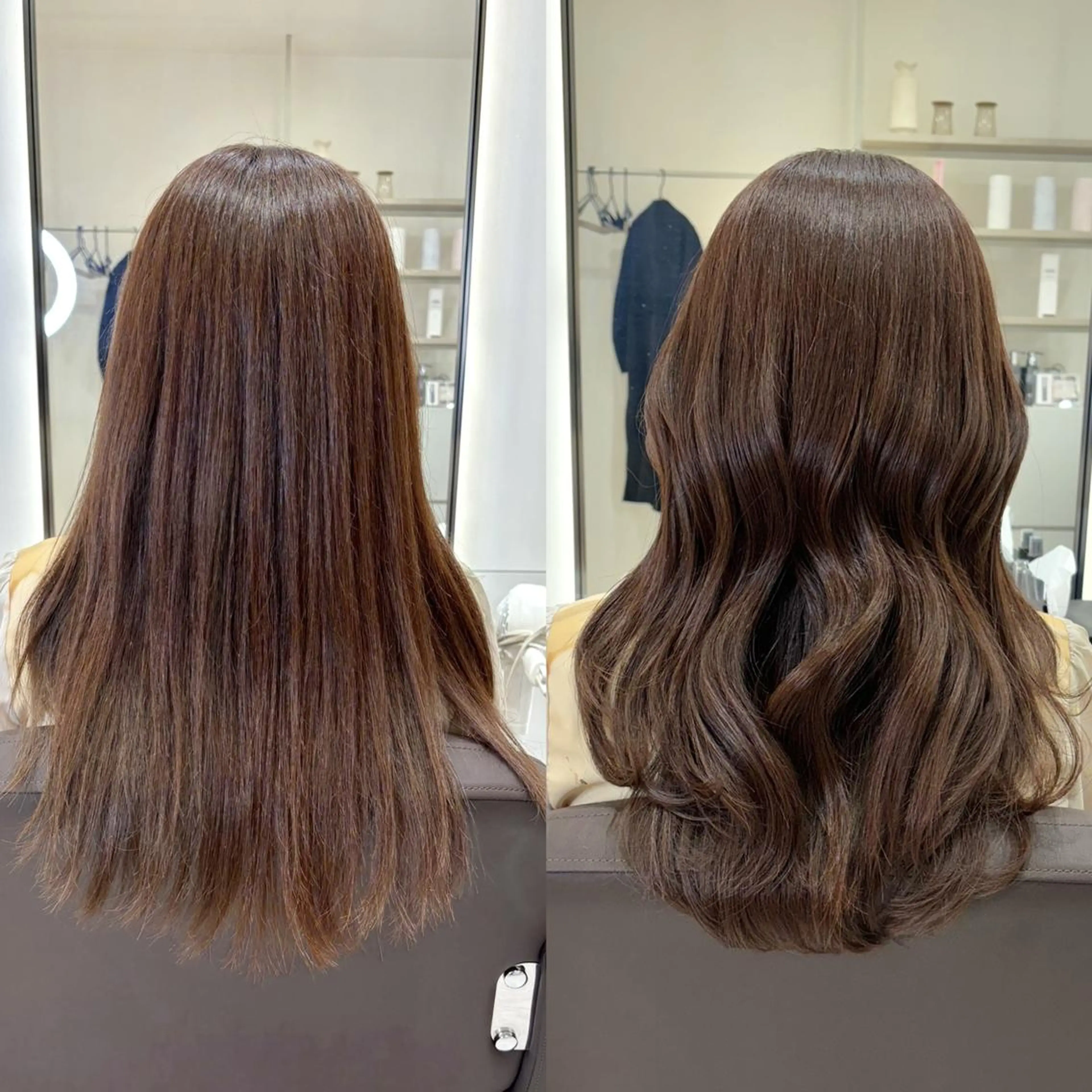 ミディアム EIGHT plum TOKIOリミテッドのヘアスタイル