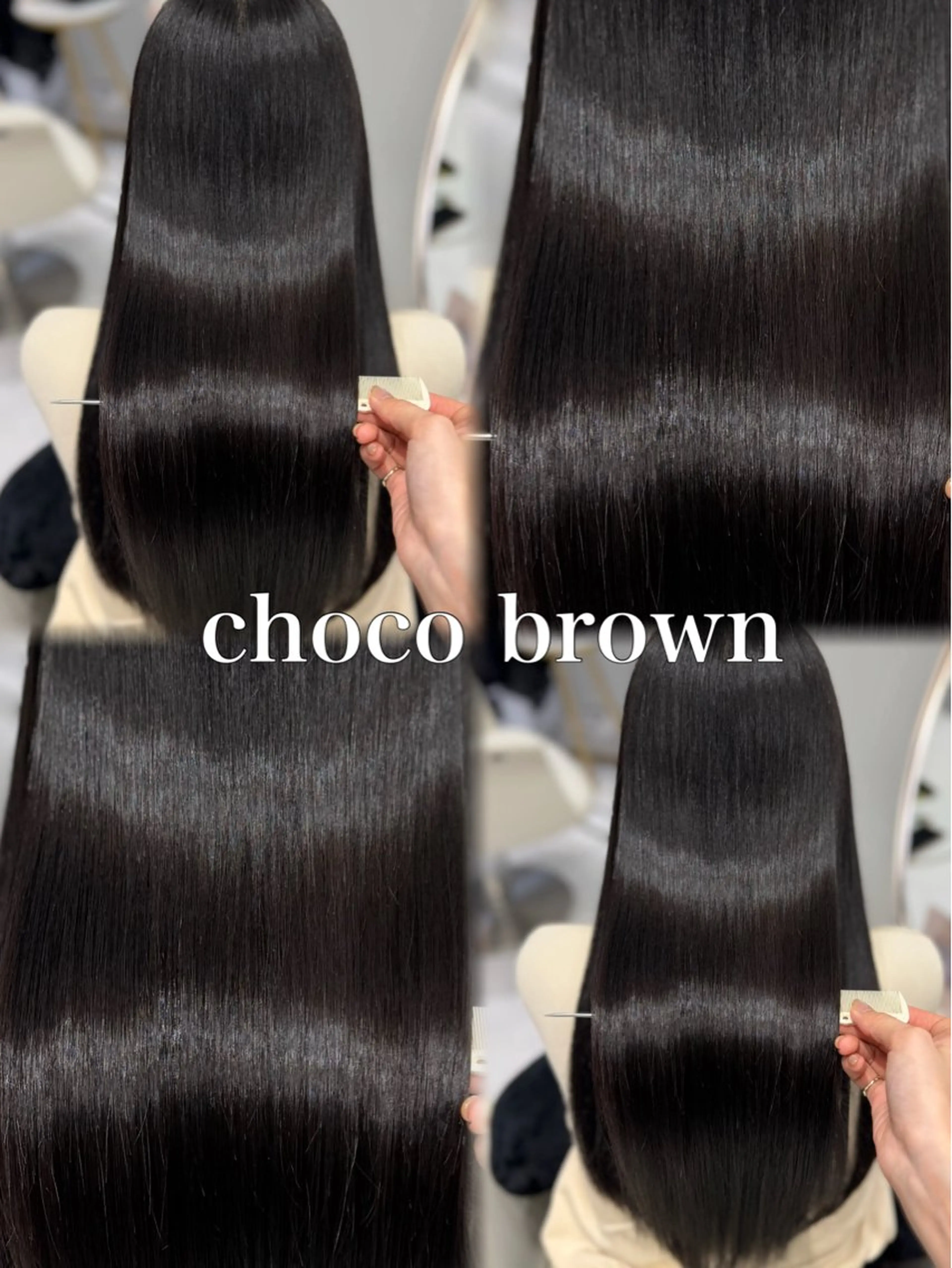 ロング カラー 髪質改善 トリートメント ヘアカラー トリートメント 名駅/大人韓国ヘア 艶カラー/Rihoのヘアスタイル