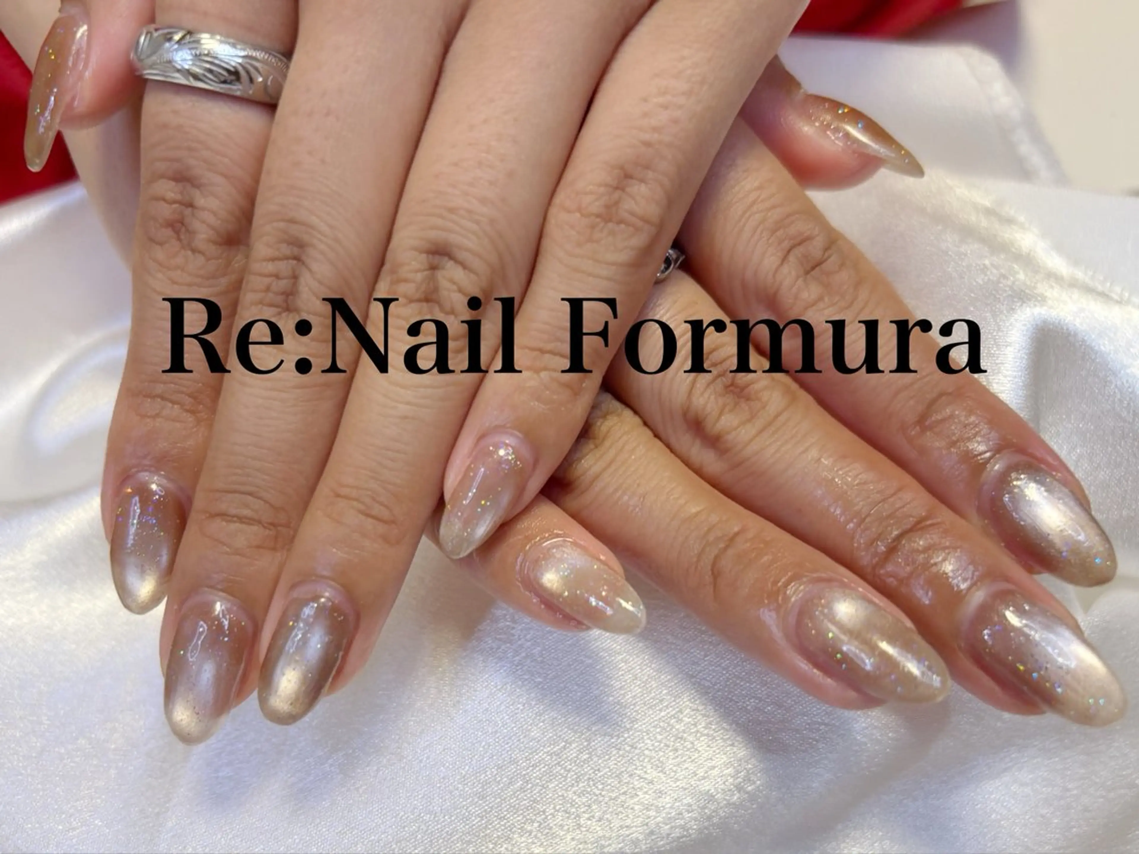 ミディアム ハンドネイル Re:Nail Formula所属・kido chieのネイルデザイン