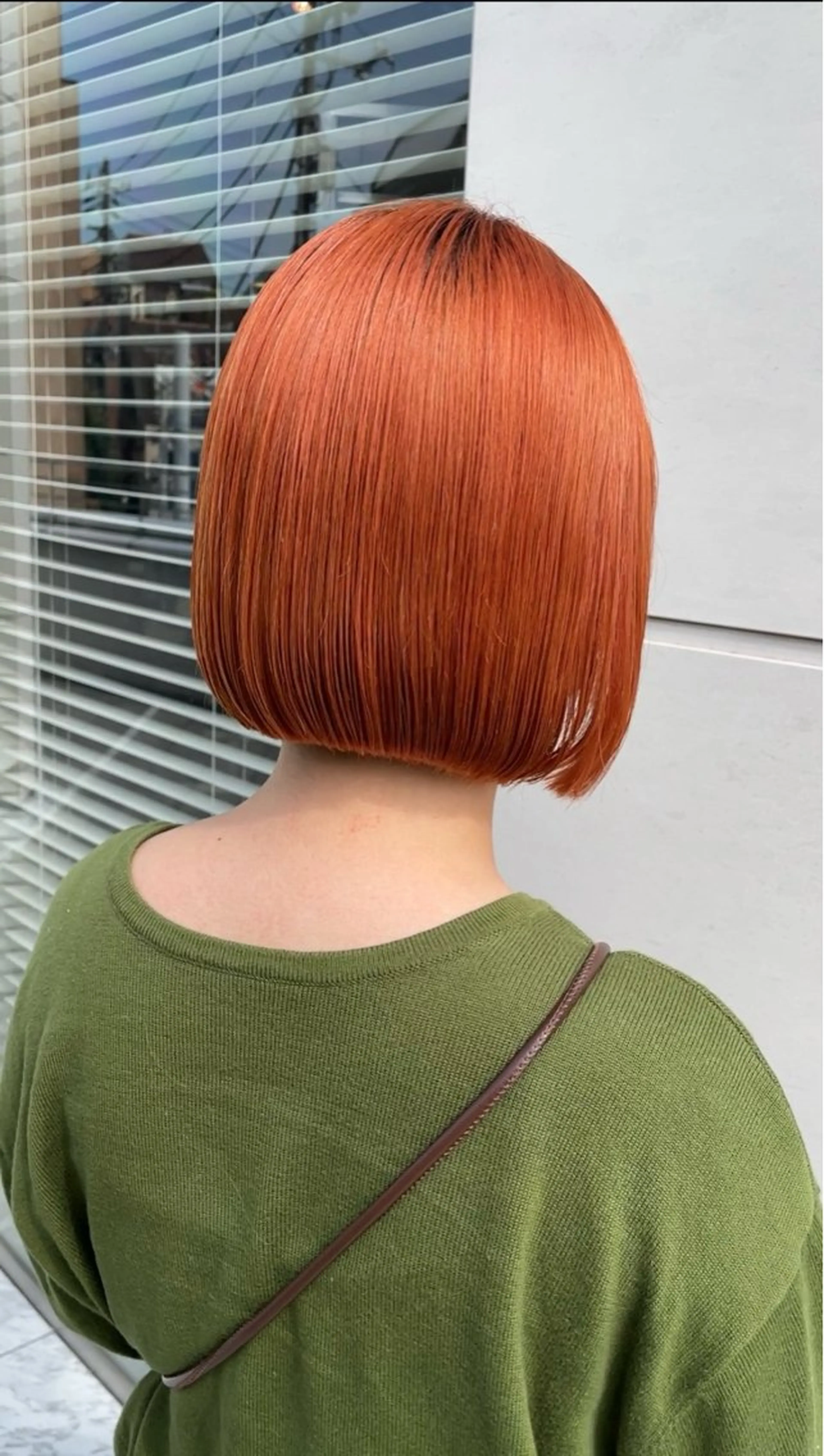 ショート カラー オレンジ ボブ 🌫️縮毛矯正/髪質 改善/ゆずる🌫️のヘアスタイル