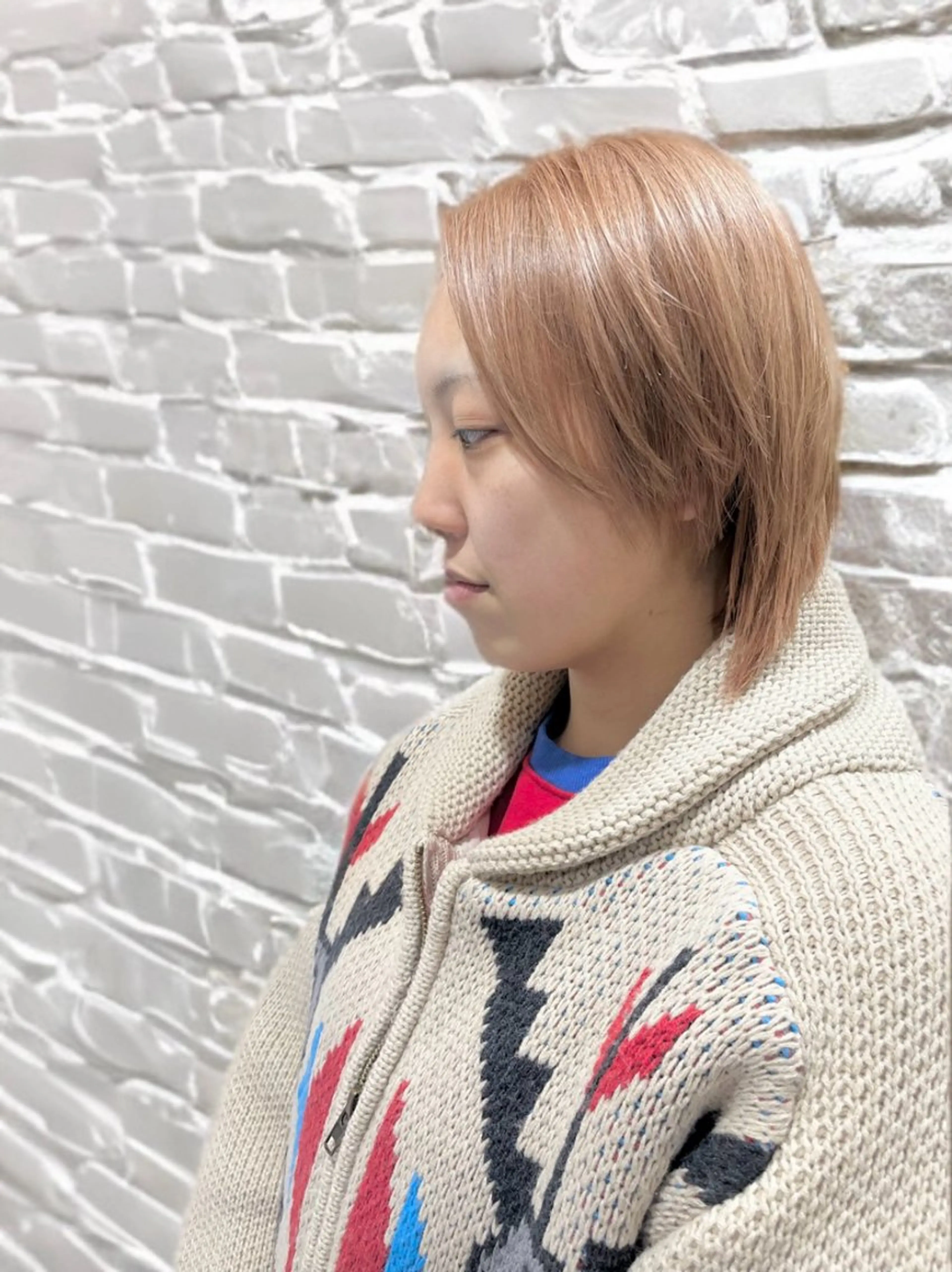 ショート カット ヘアカラー 髪質改善×レイヤー 高嶋のヘアスタイル