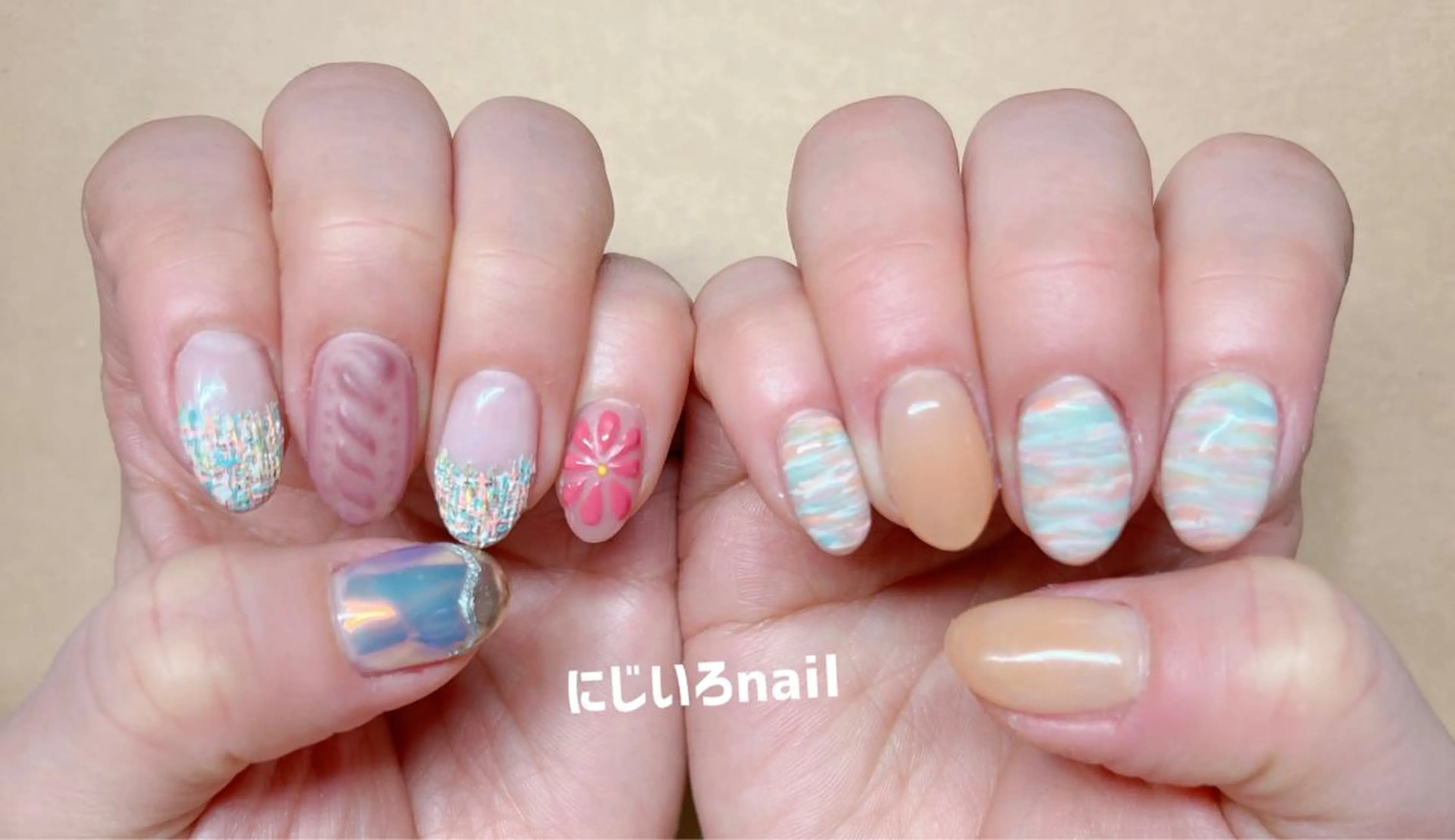 ネイル にじいろ nailのネイルデザイン