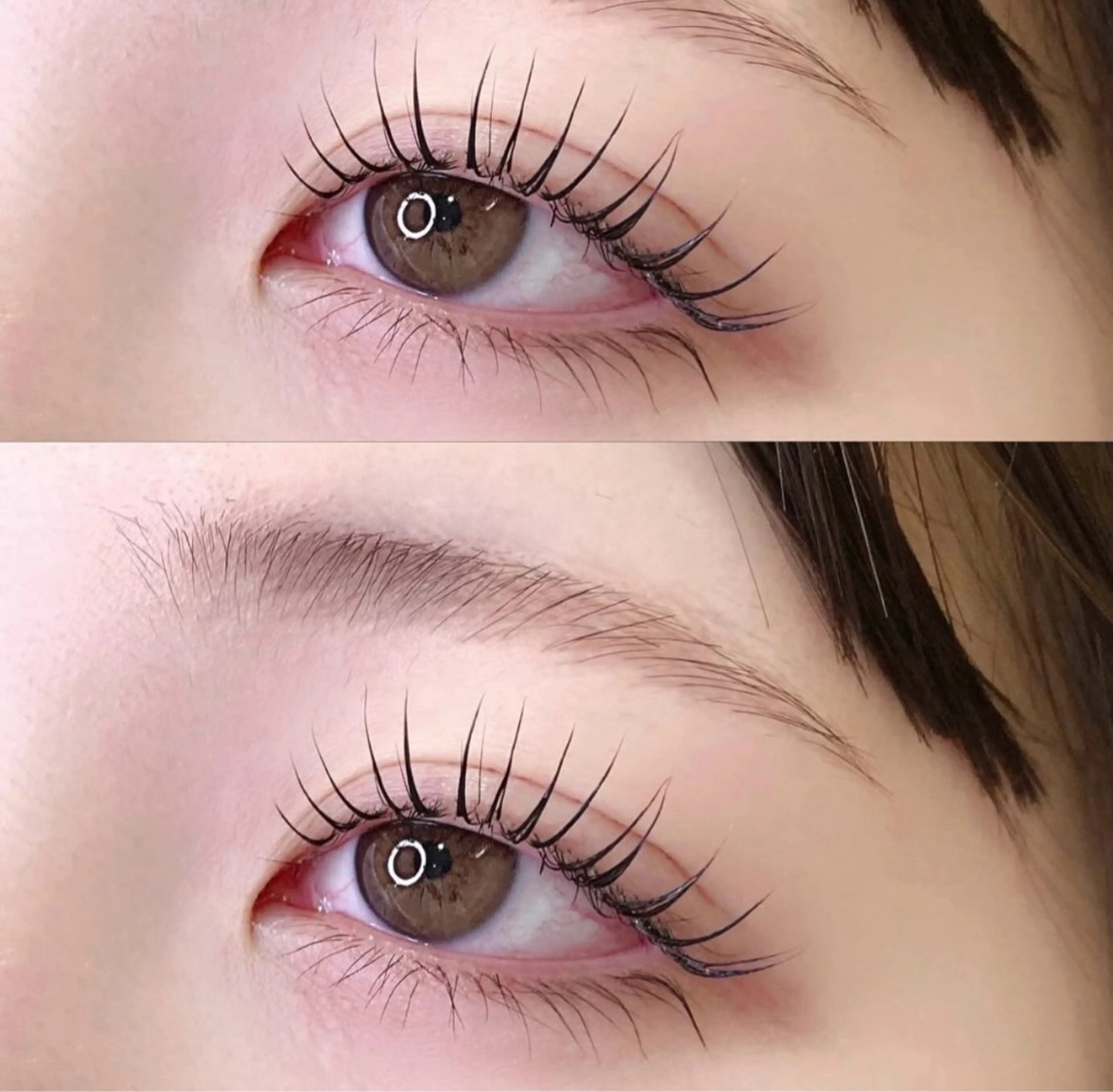 ダメージレスパーマ🎶まつ毛に優しい液使用🎀コーティングお仕上げ🤎の写真