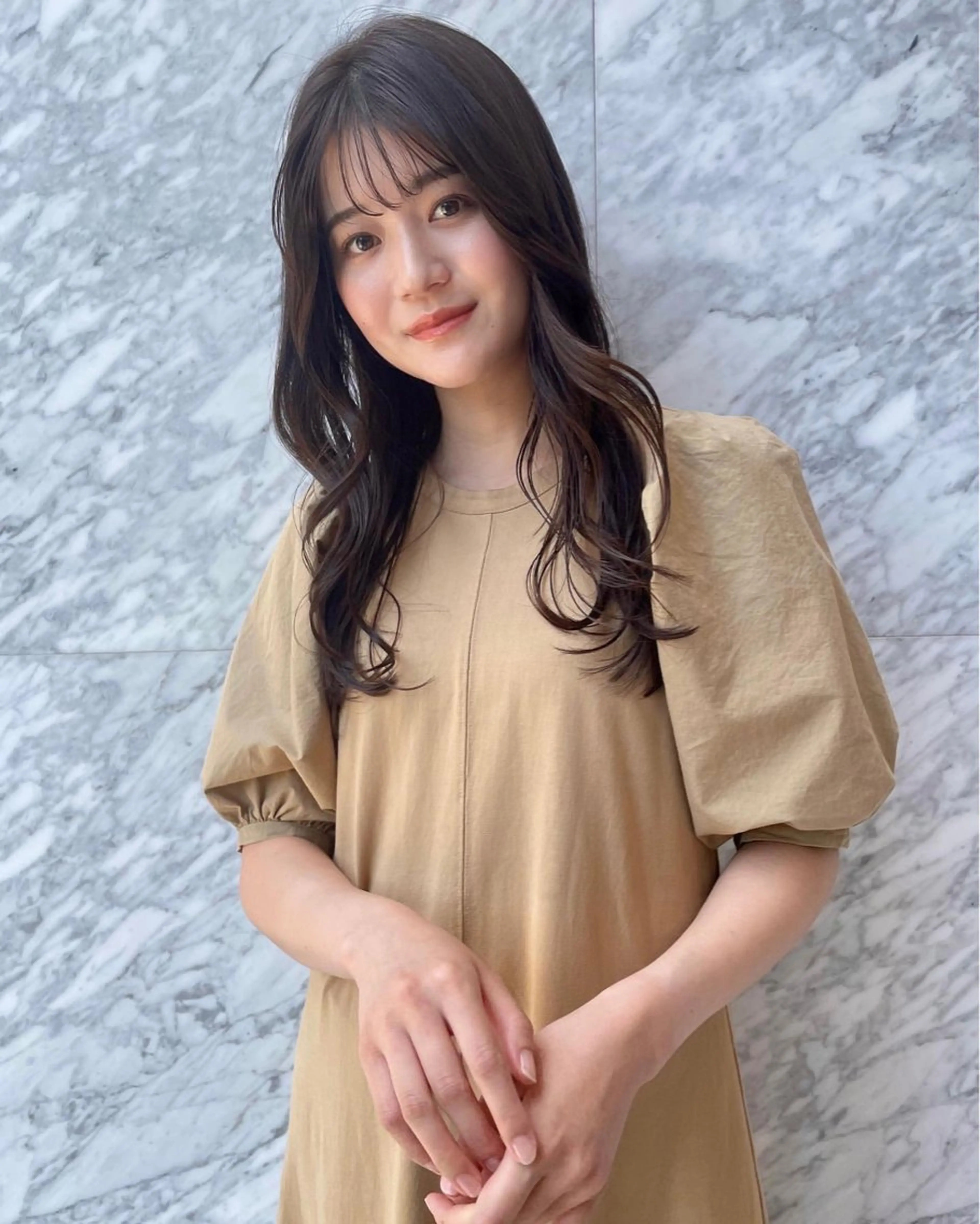 ロング カラー メンズ／パーマ ／レディース髪質改善のヘアスタイル