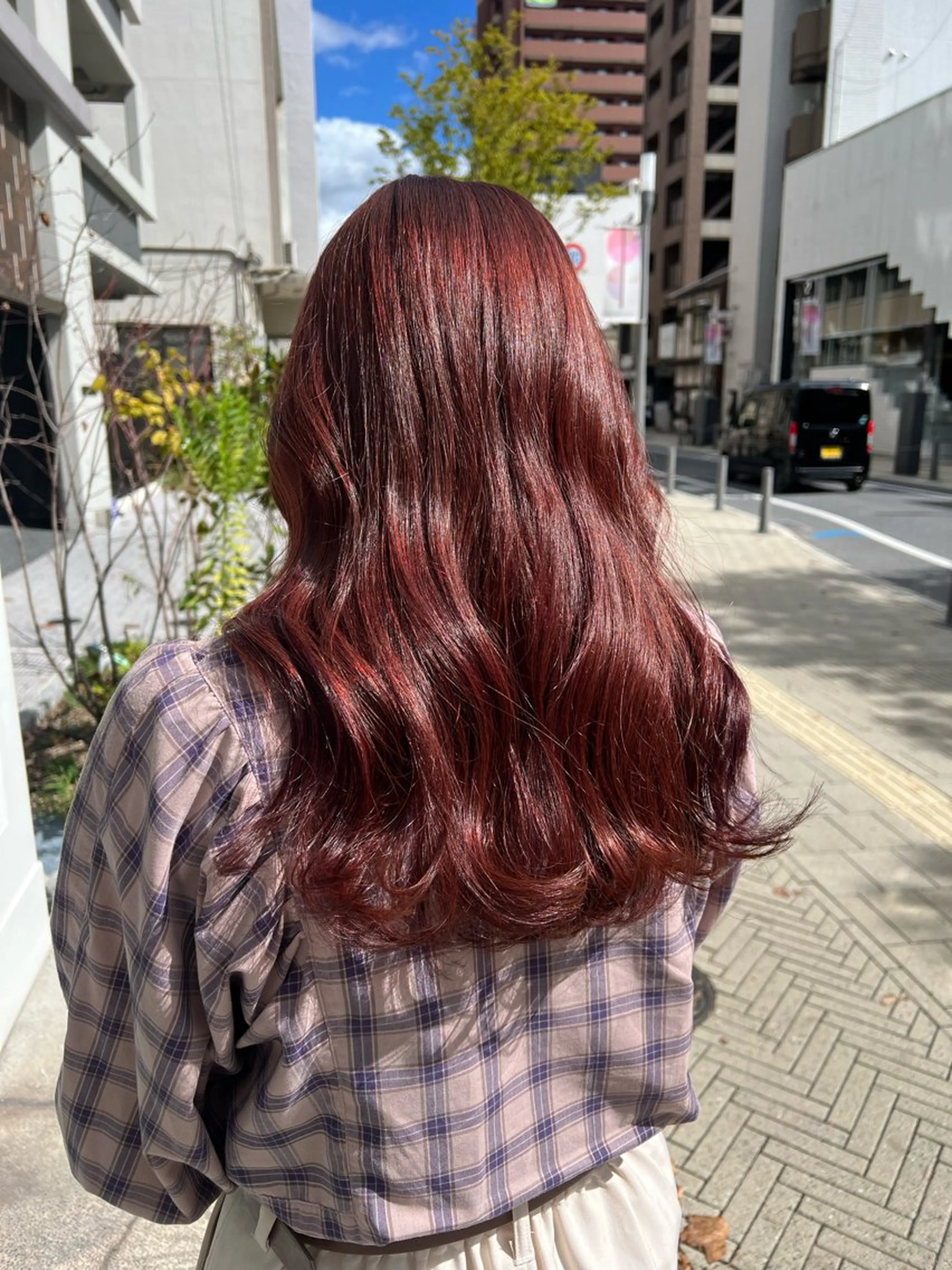 ロング カラー ヘアカラー ParveMix🍀 藤原愛未のヘアスタイル