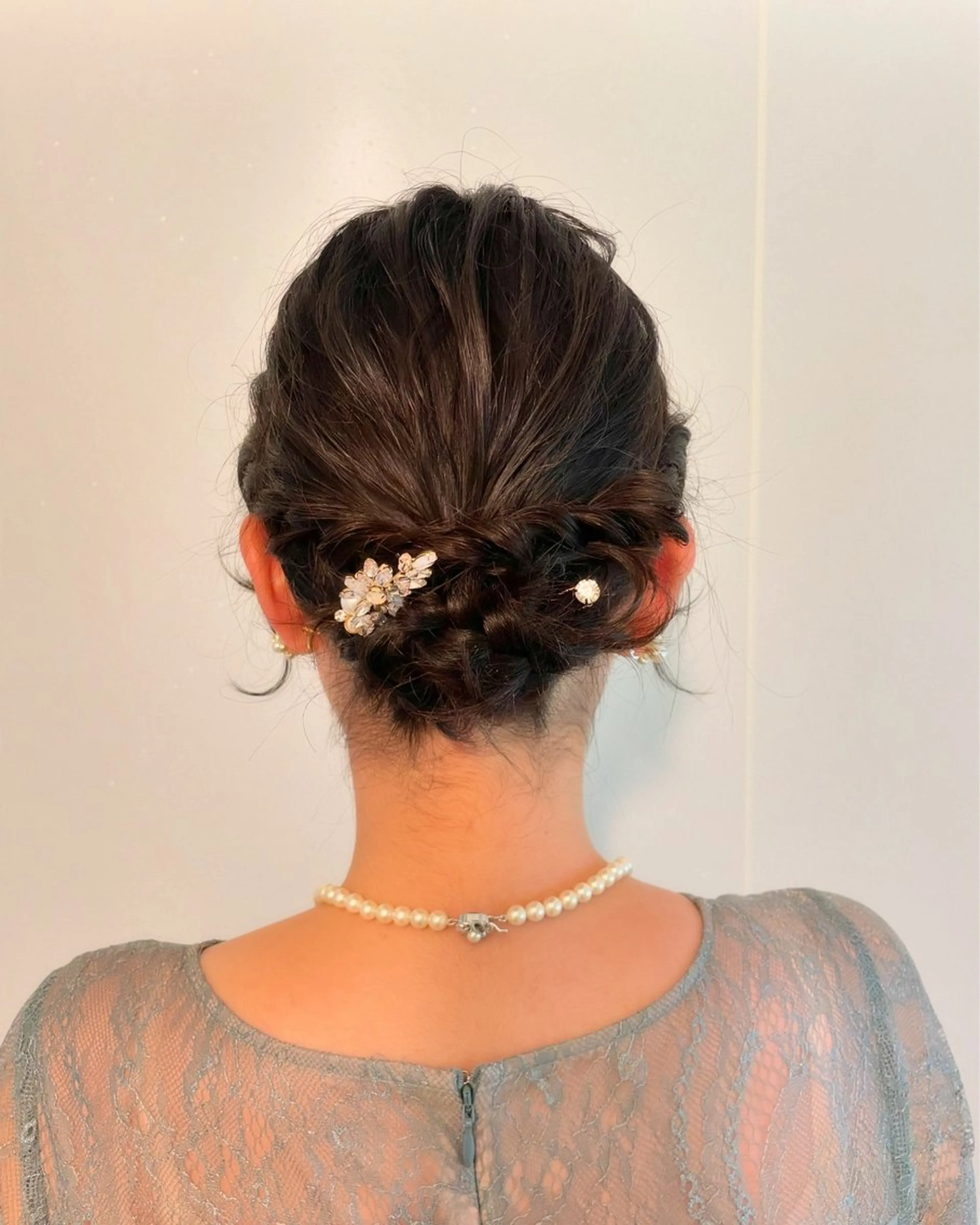 ミディアム ヘアアレンジ ボブ 豊田 智美のヘアスタイル