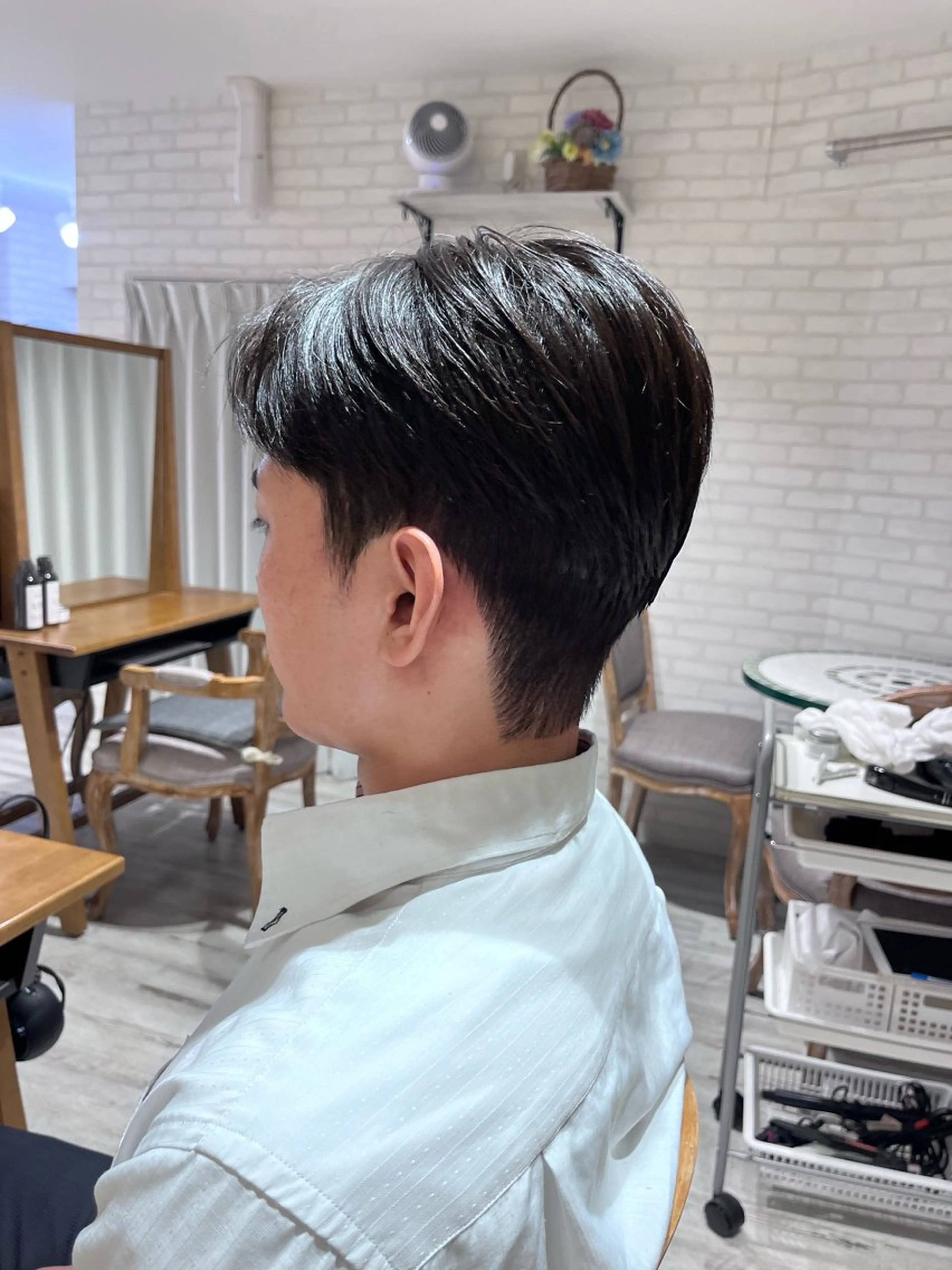 ショート メンズ カット パーマ abilita RIKIYAのヘアスタイル