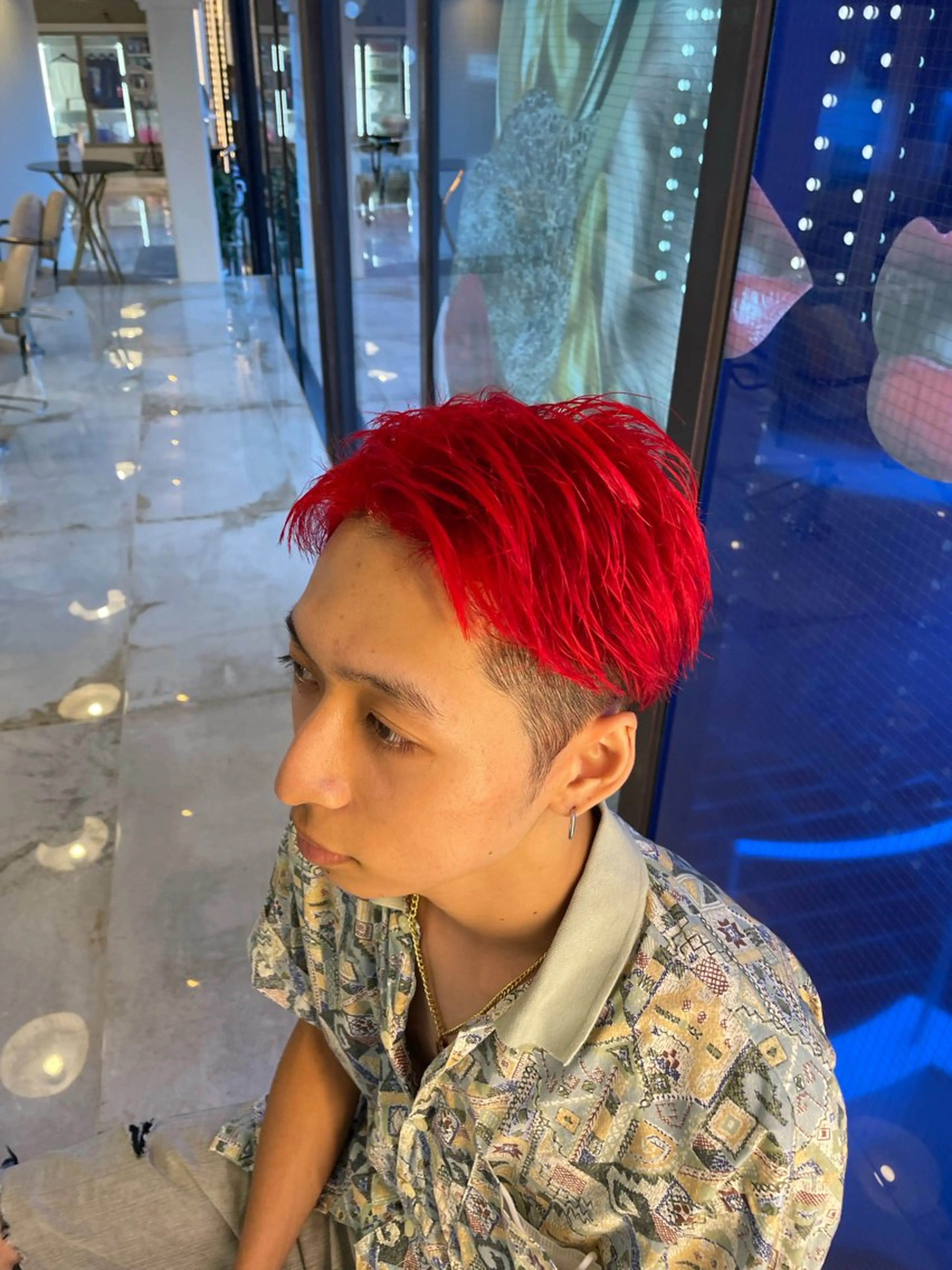 ショート カラー KOGA／ パーマモデル募集のヘアスタイル
