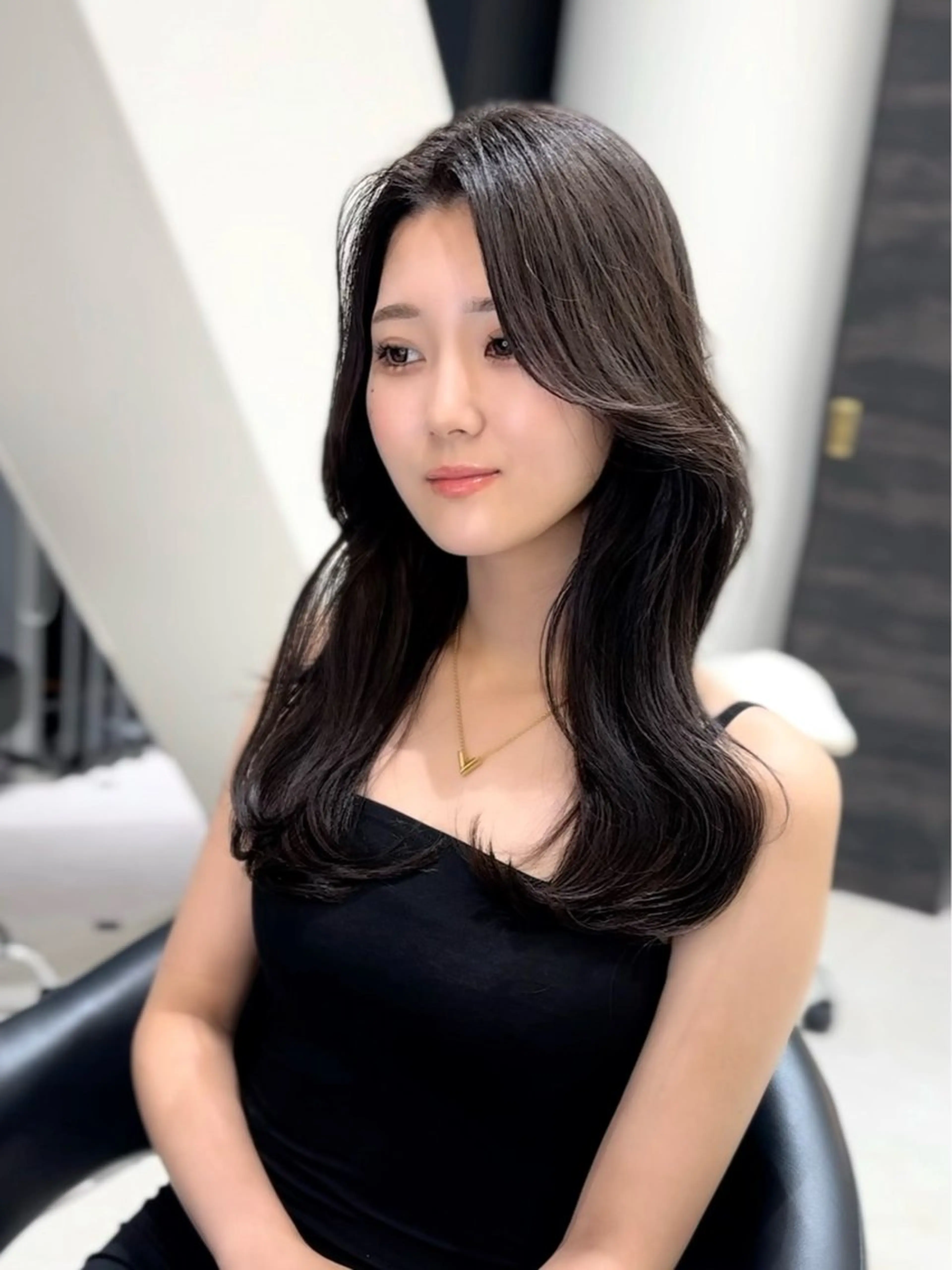 セミロング 尾田 一仁のヘアスタイル