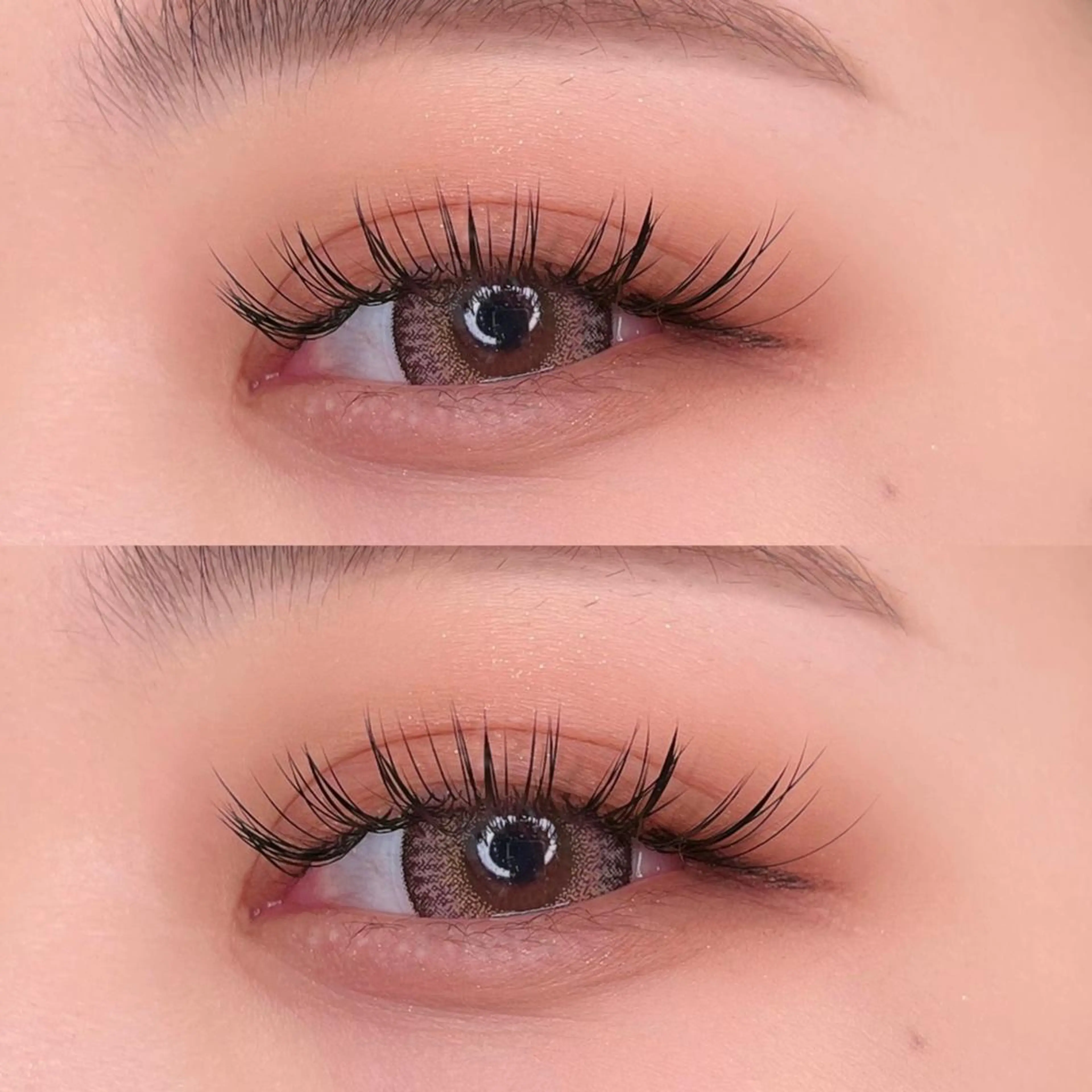 マツエク・マツパ パリジェンヌラッシュリフト まつげパーマ 一重×まつ毛パーマ LAUREL川崎店 ERIKO🐰束感♡のマツエク・マツパデザイン