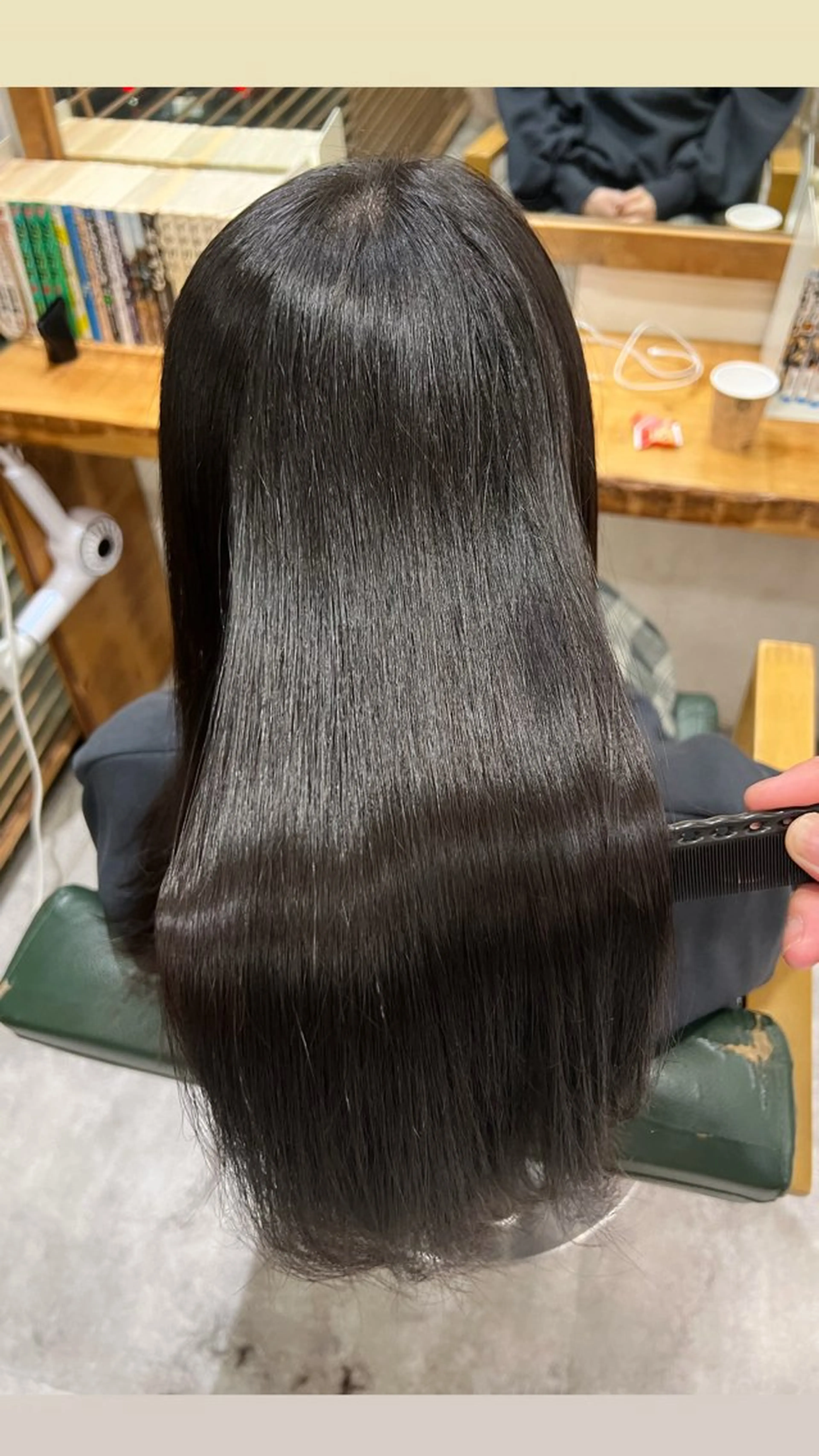ロング カット 縮毛矯正 トリートメント 綺麗な髪質にしたい方 限定🌈清水　祥のヘアスタイル