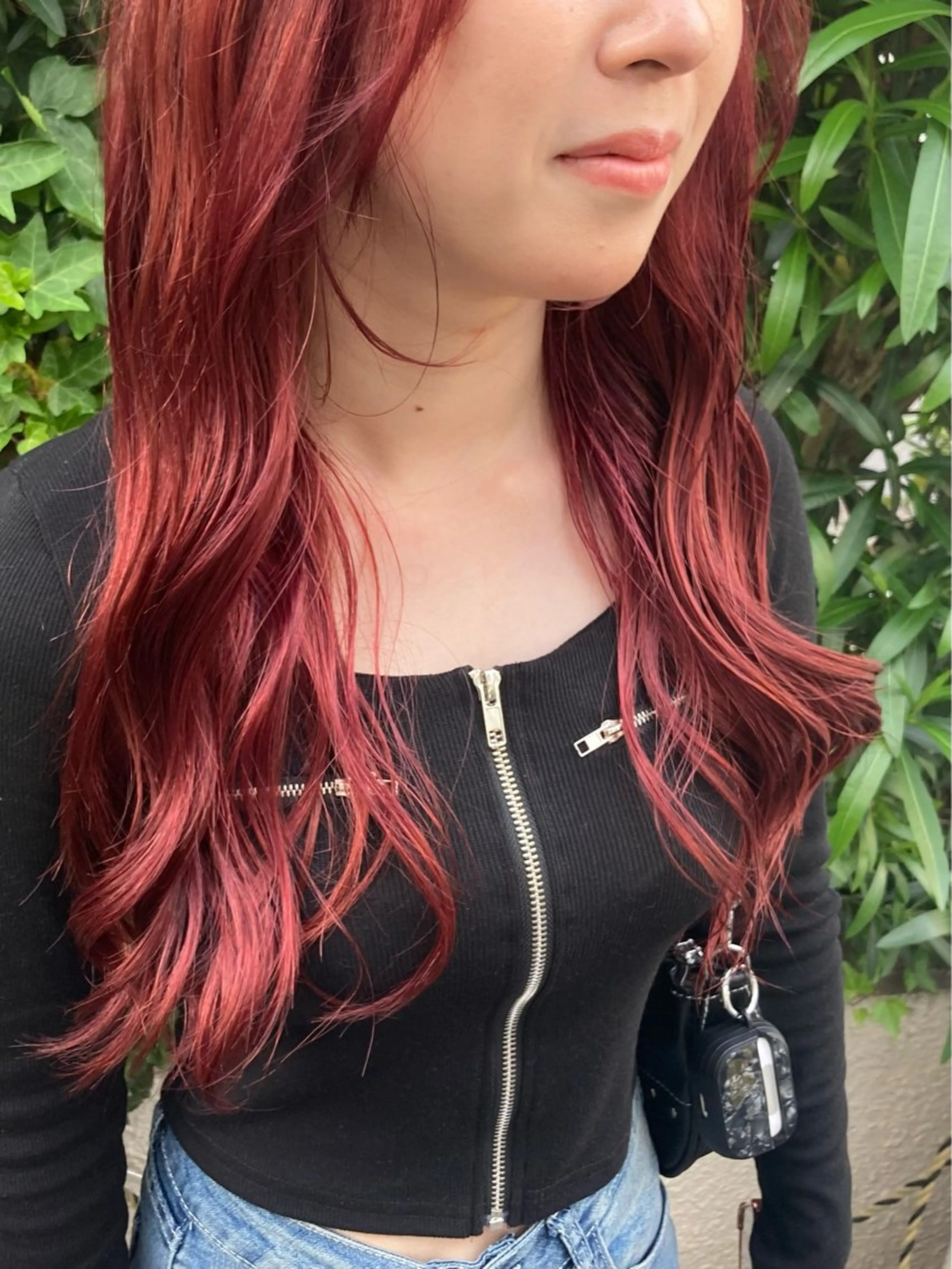 セミロング カラー カット ヘアカラー トリートメント ウルフレイヤー エクステ/kokiのヘアスタイル