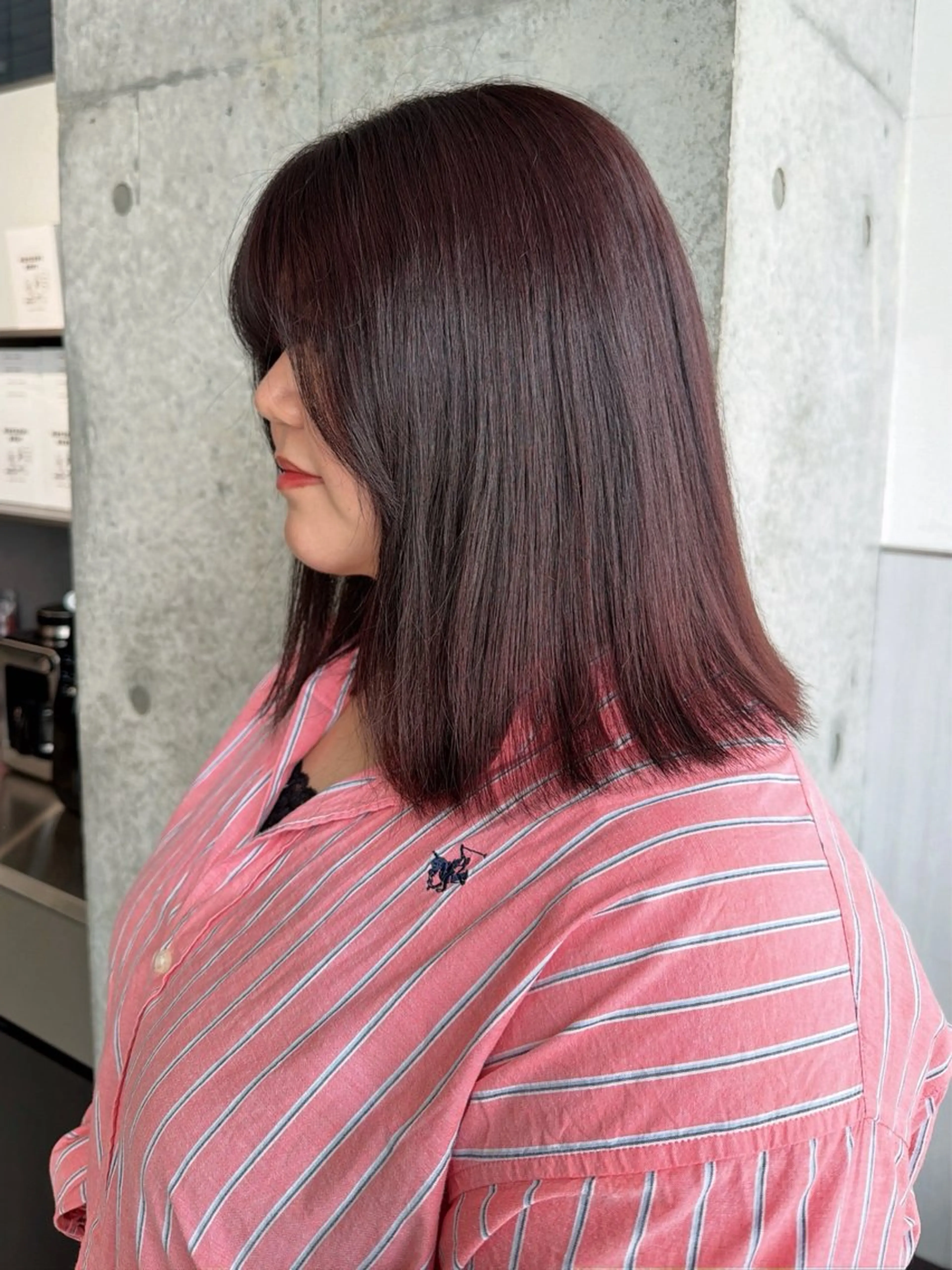 ミディアム ヘアカラー sweep 七海のヘアスタイル