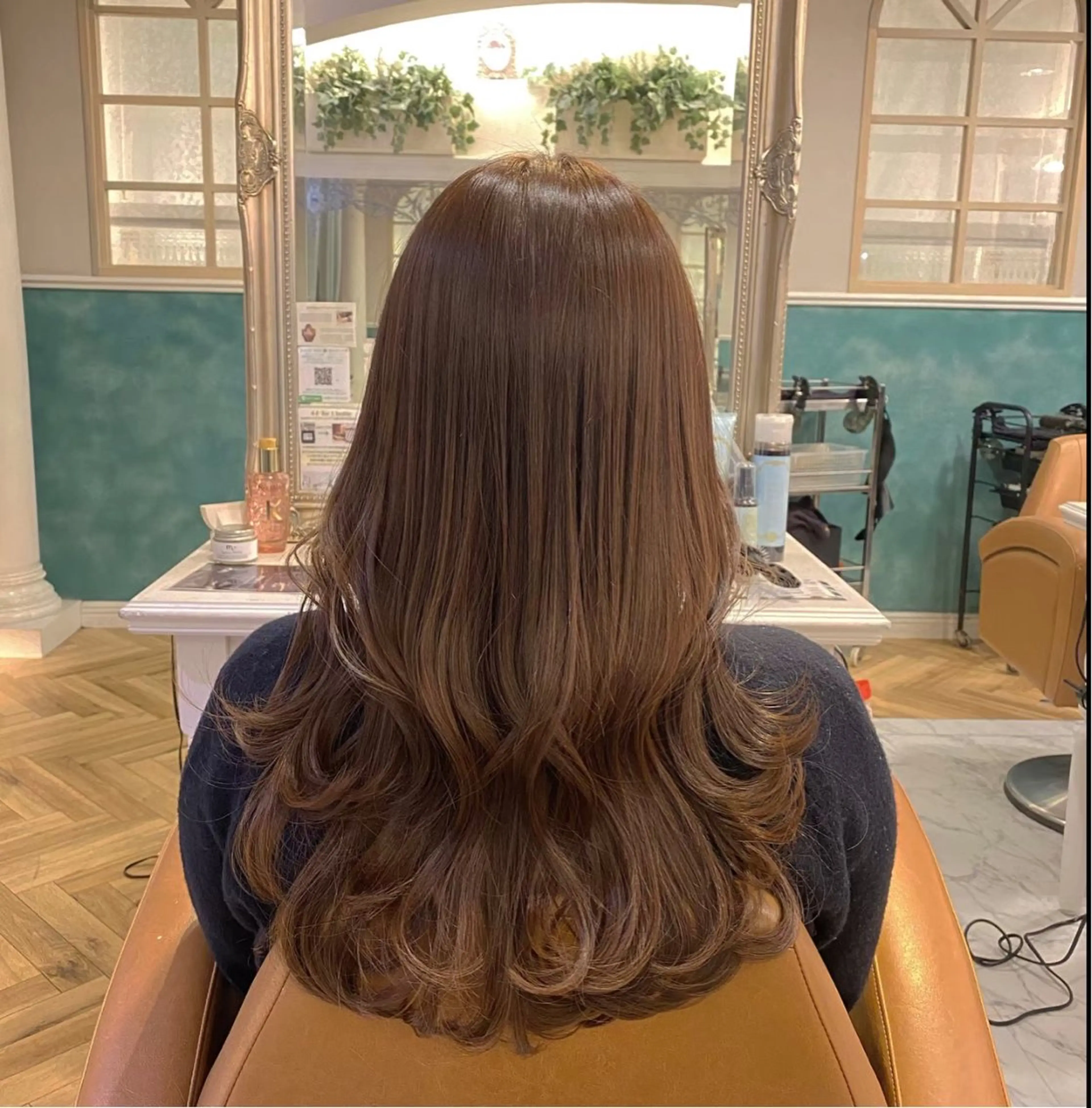 ロング カット ヘアカラー 艶カラー美髪縮毛矯正 /髪質改善✨️ユウキのヘアスタイル