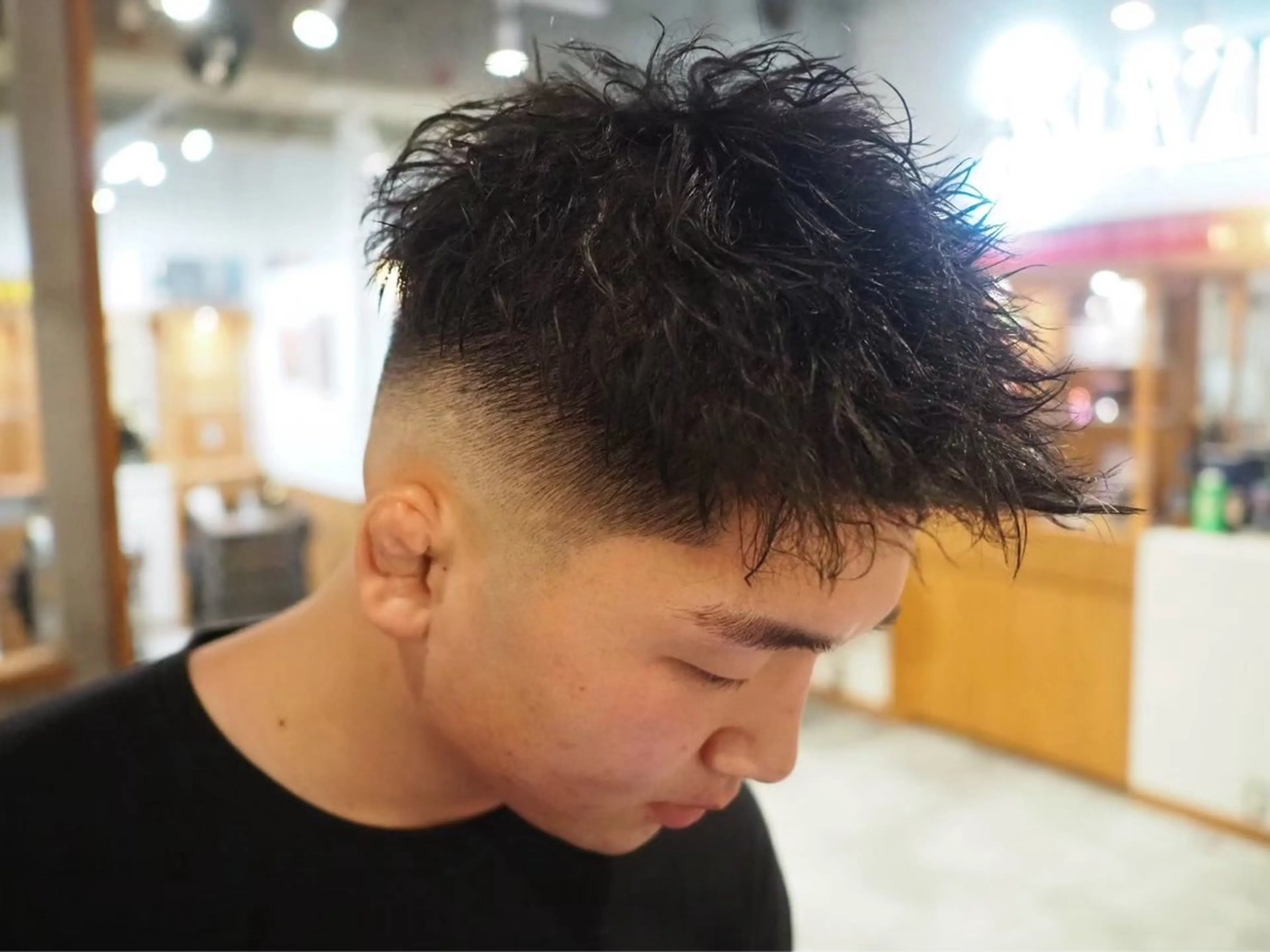 ショート パーマ メンズ BLAZEMAN BARBERSHOP所属・💈✂︎RINTA ✂︎💈のヘアスタイル