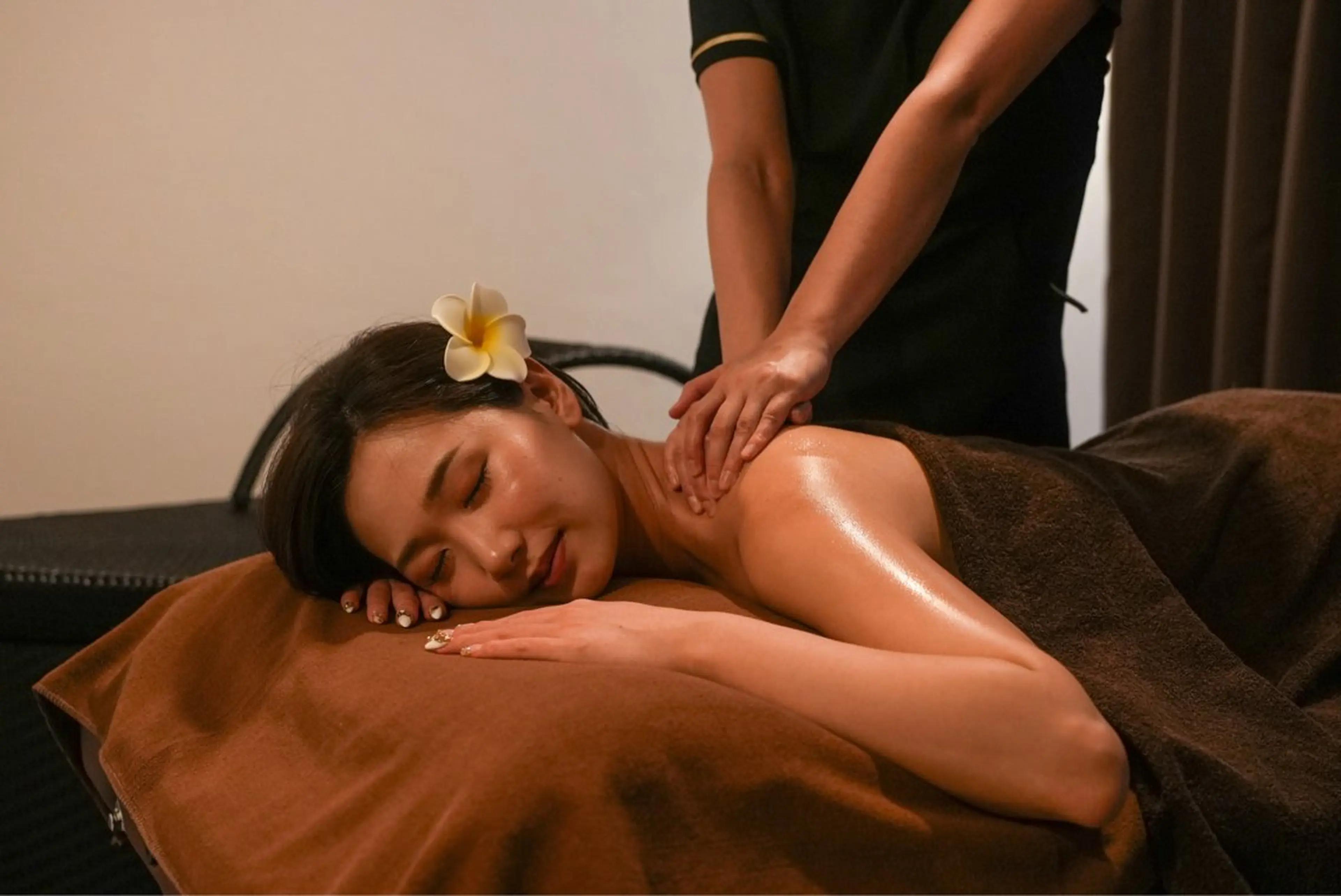 【人気No.1】オイルトリートメント（70分）＋寝るよもぎ蒸し（30分）＋フットバスの写真