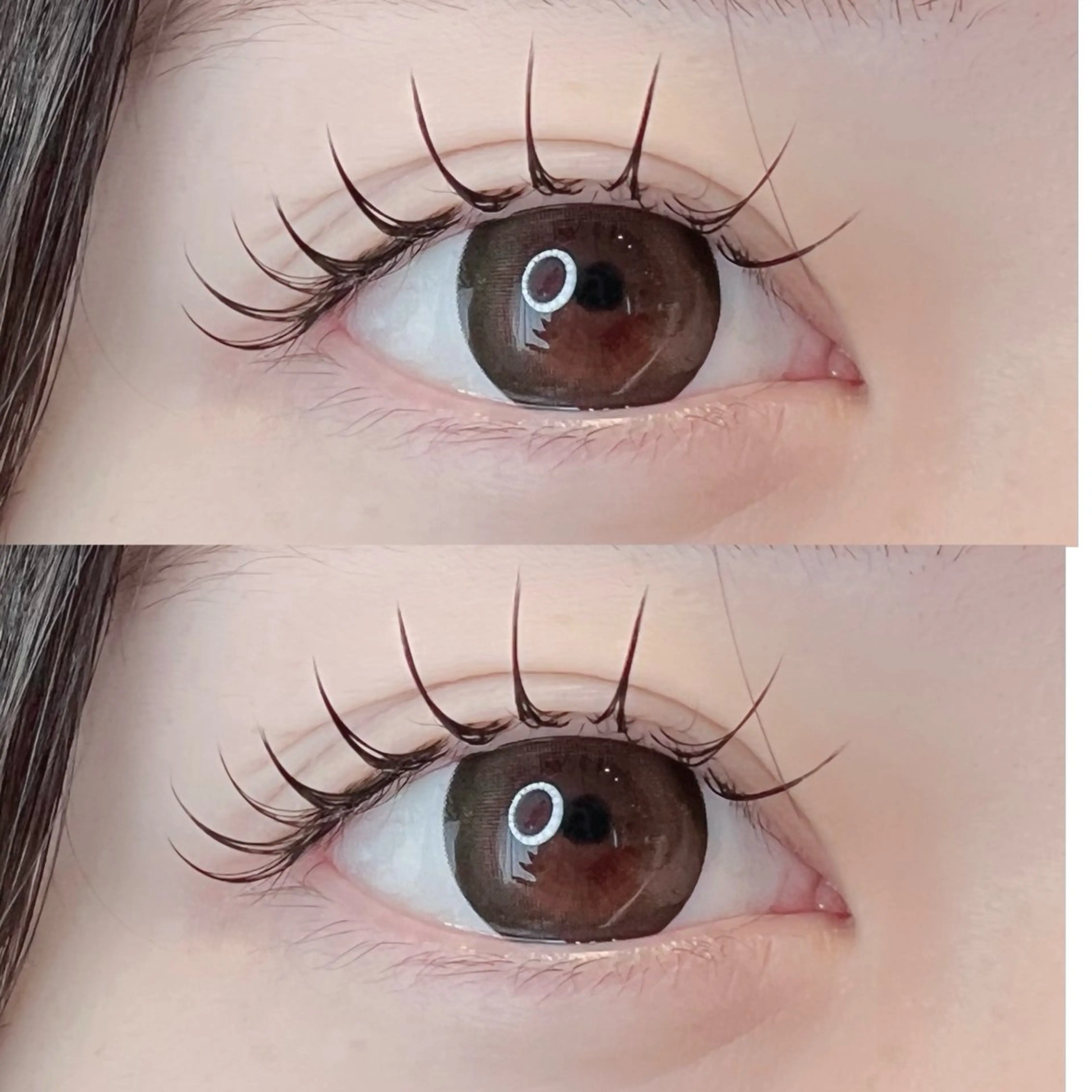 マツエク・マツパ フラットラッシュ Lien eyelashのマツエク・マツパデザイン