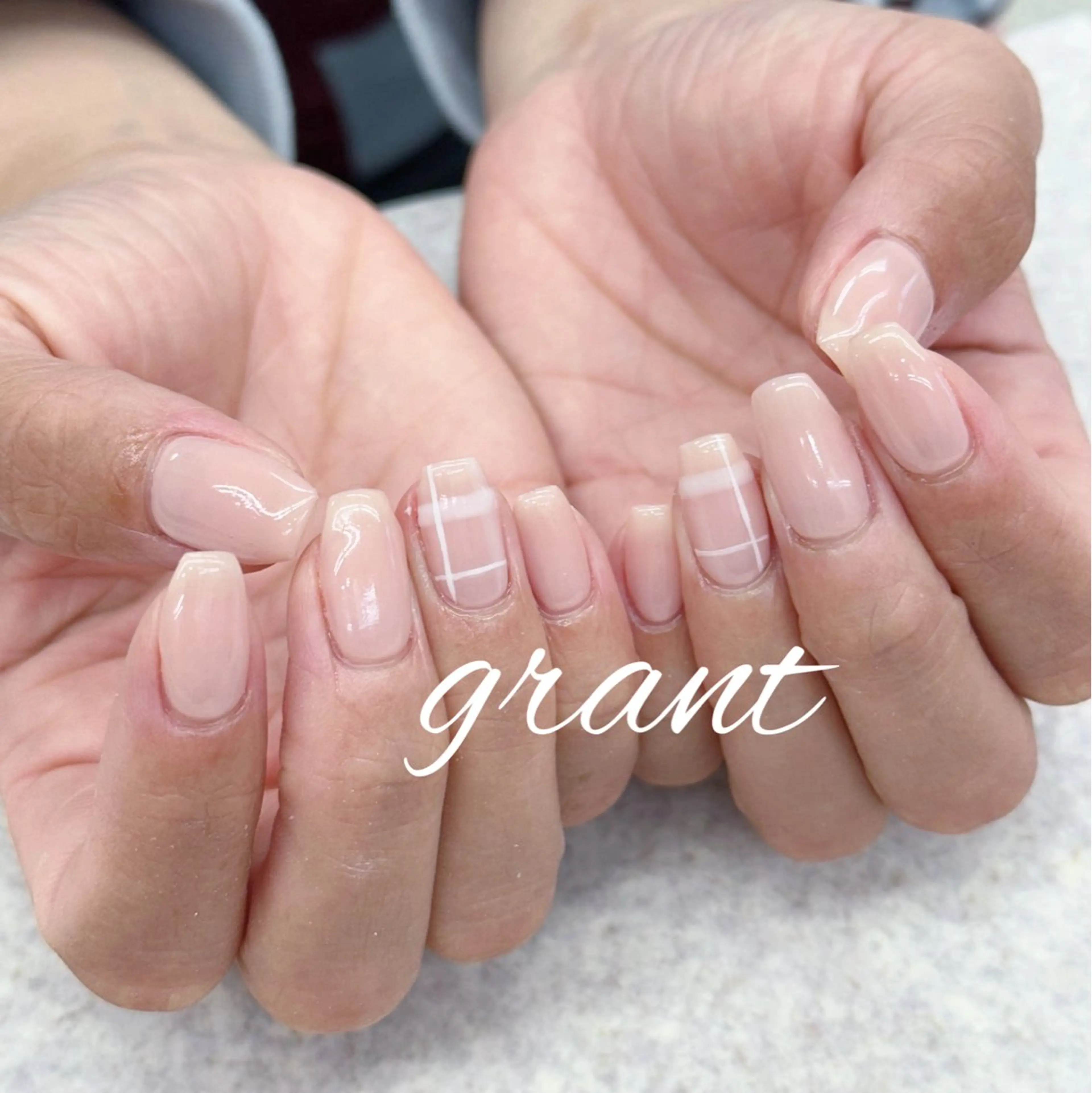 ネイル オフィスネイル シンプルネイル nail salon grant所属・nailsalon grantのネイルデザイン