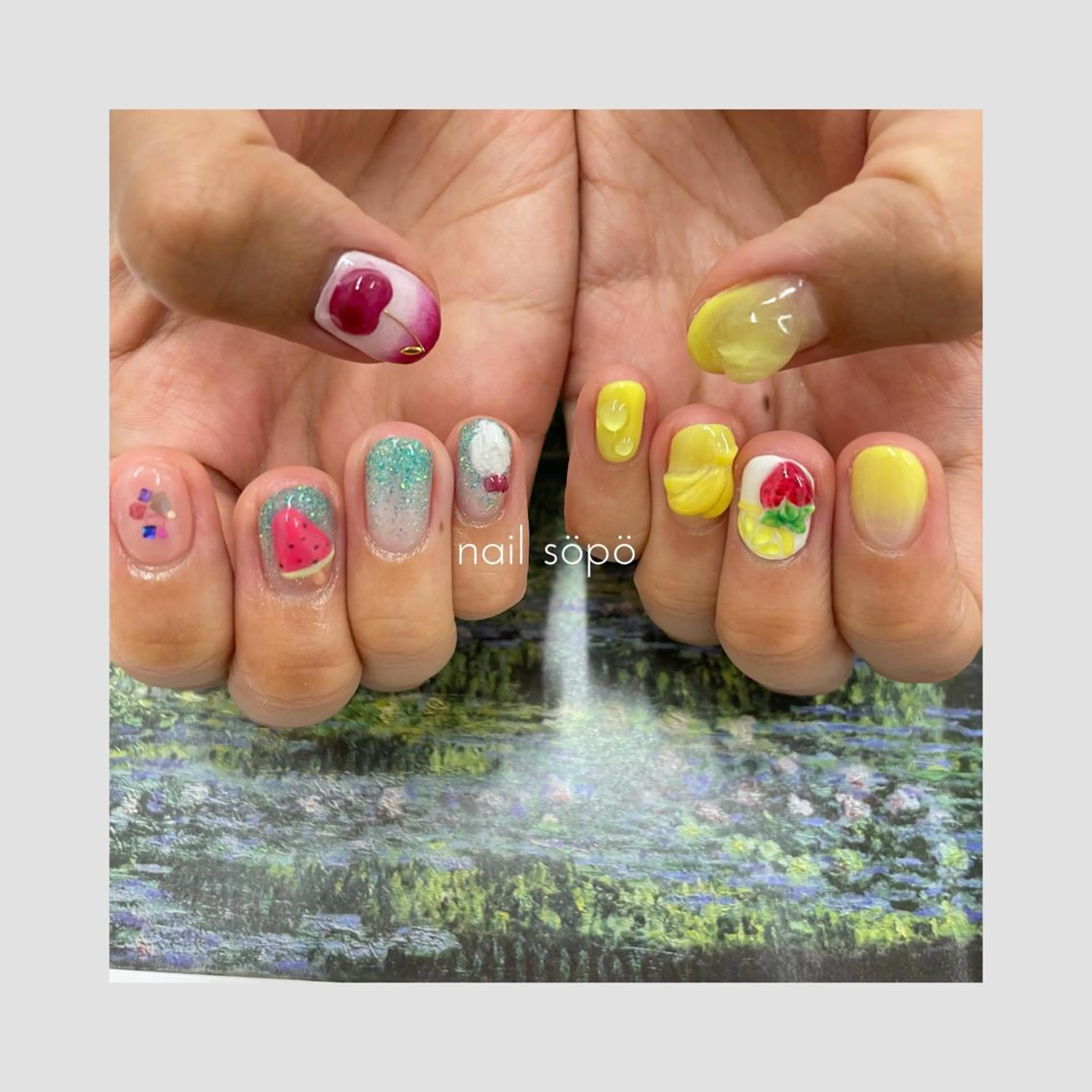 ネイル 自由が丘✳︎奥沢 nail söpöのネイルデザイン