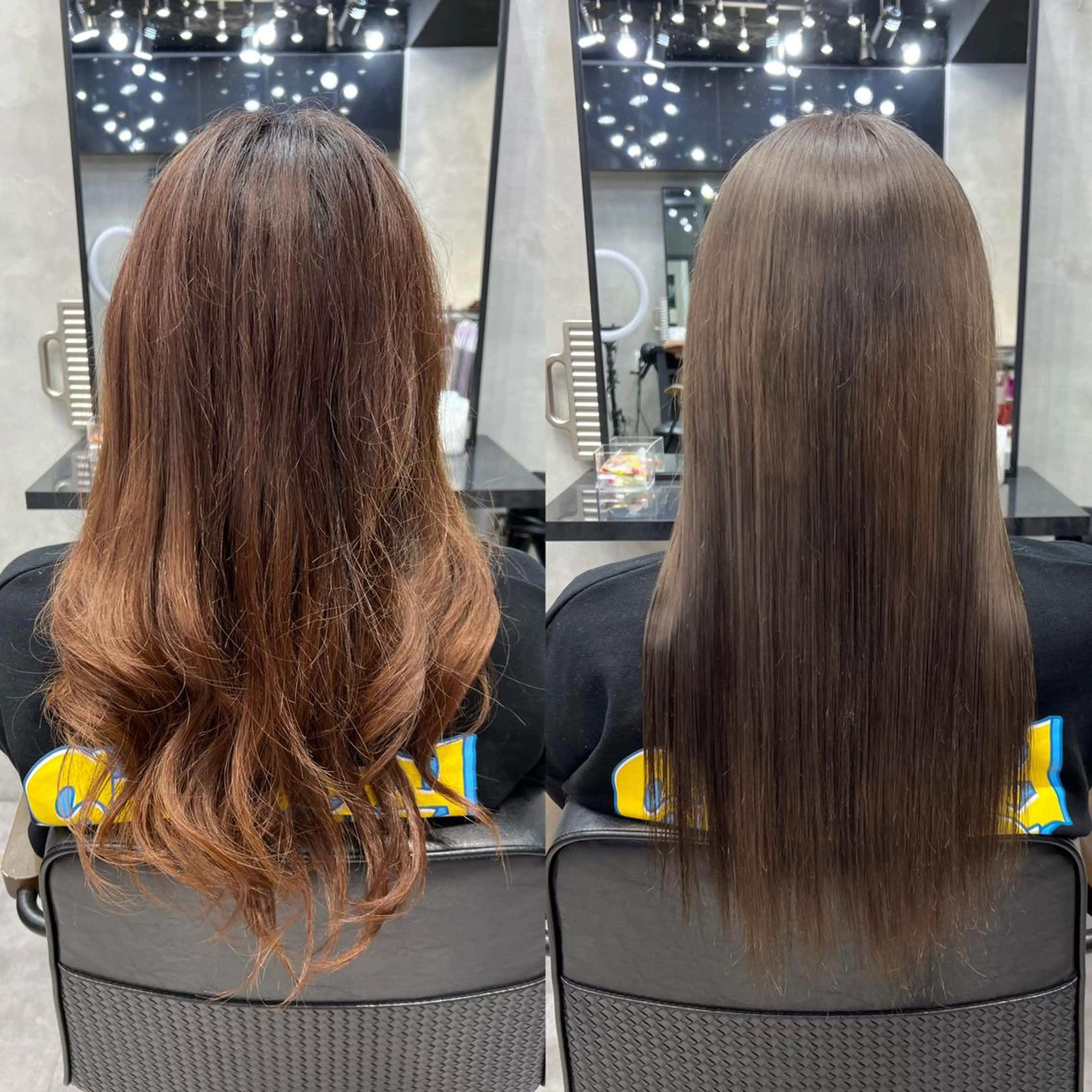 ロング カラー ヘアアレンジ シールエクステ アディクシーカラー アッシュ バレイヤージュ ベージュカラー ar+ ❤︎ maiのヘアスタイル