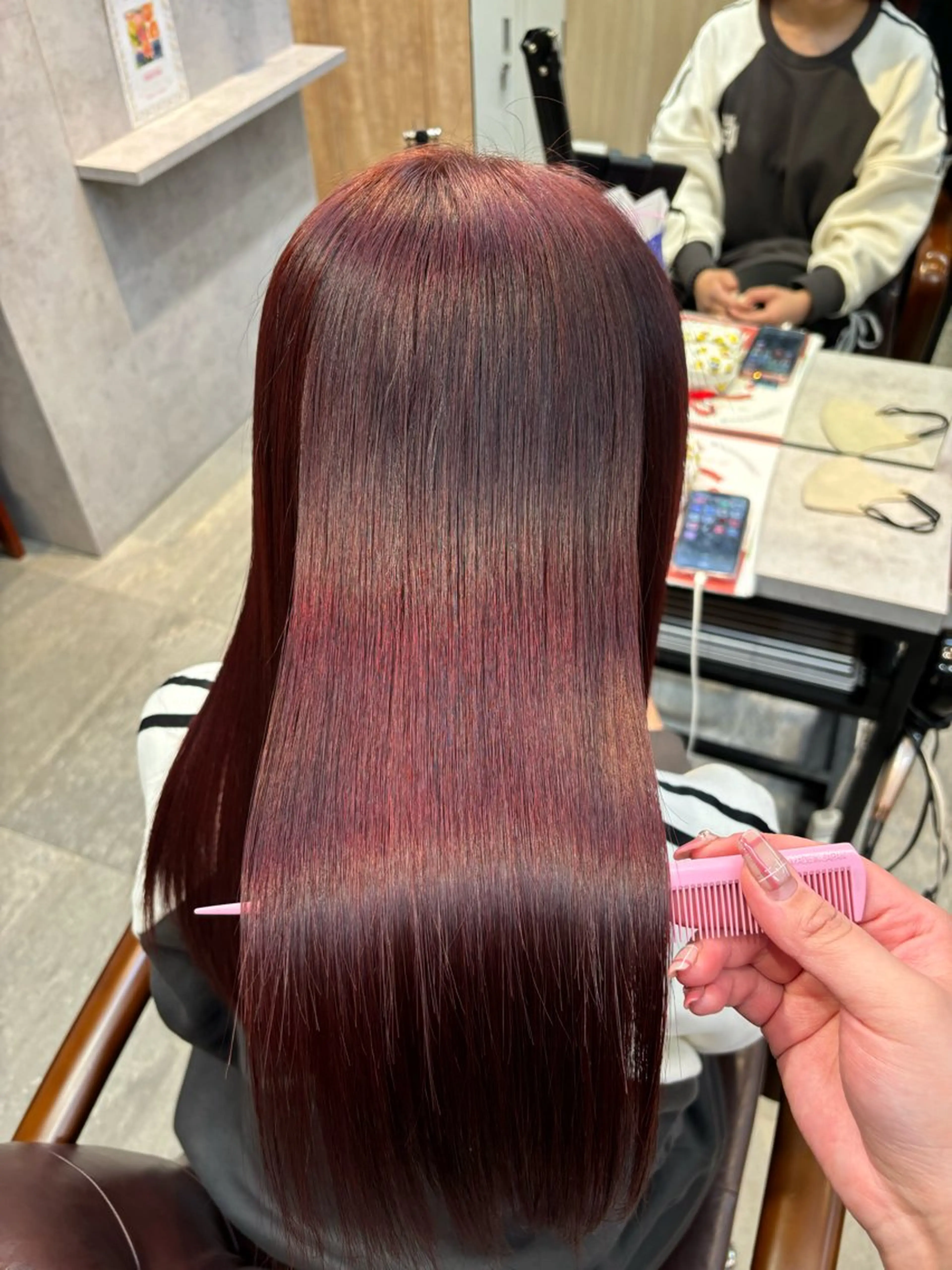 ロング ヘアカラー トリートメント 縮毛矯正特化❄️ Ibuki/東陽町のヘアスタイル