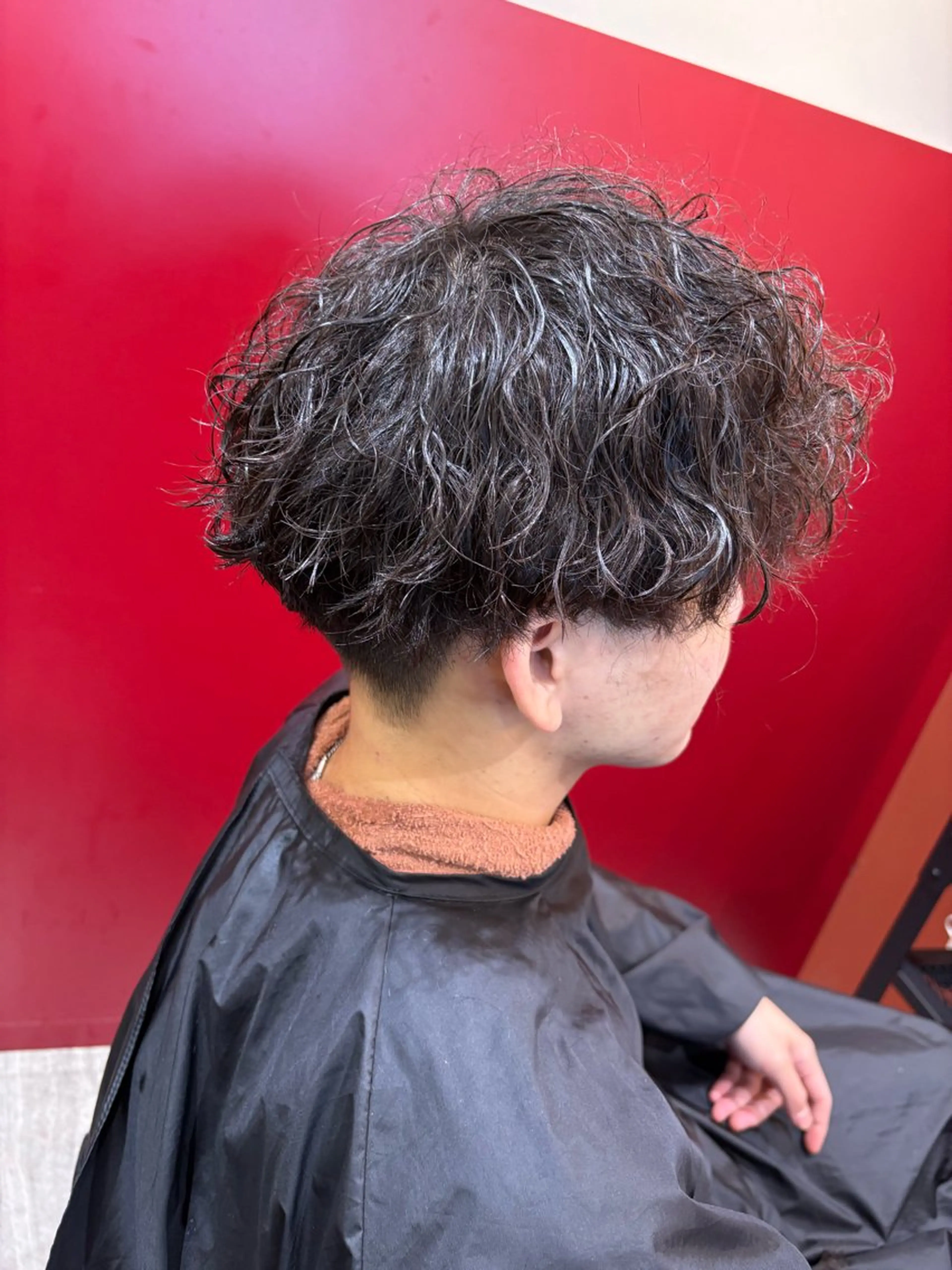 メンズ カット パーマ ラフィスヘアーGlanz桂店所属・🌈鈴木 泰地🌈のヘアスタイル